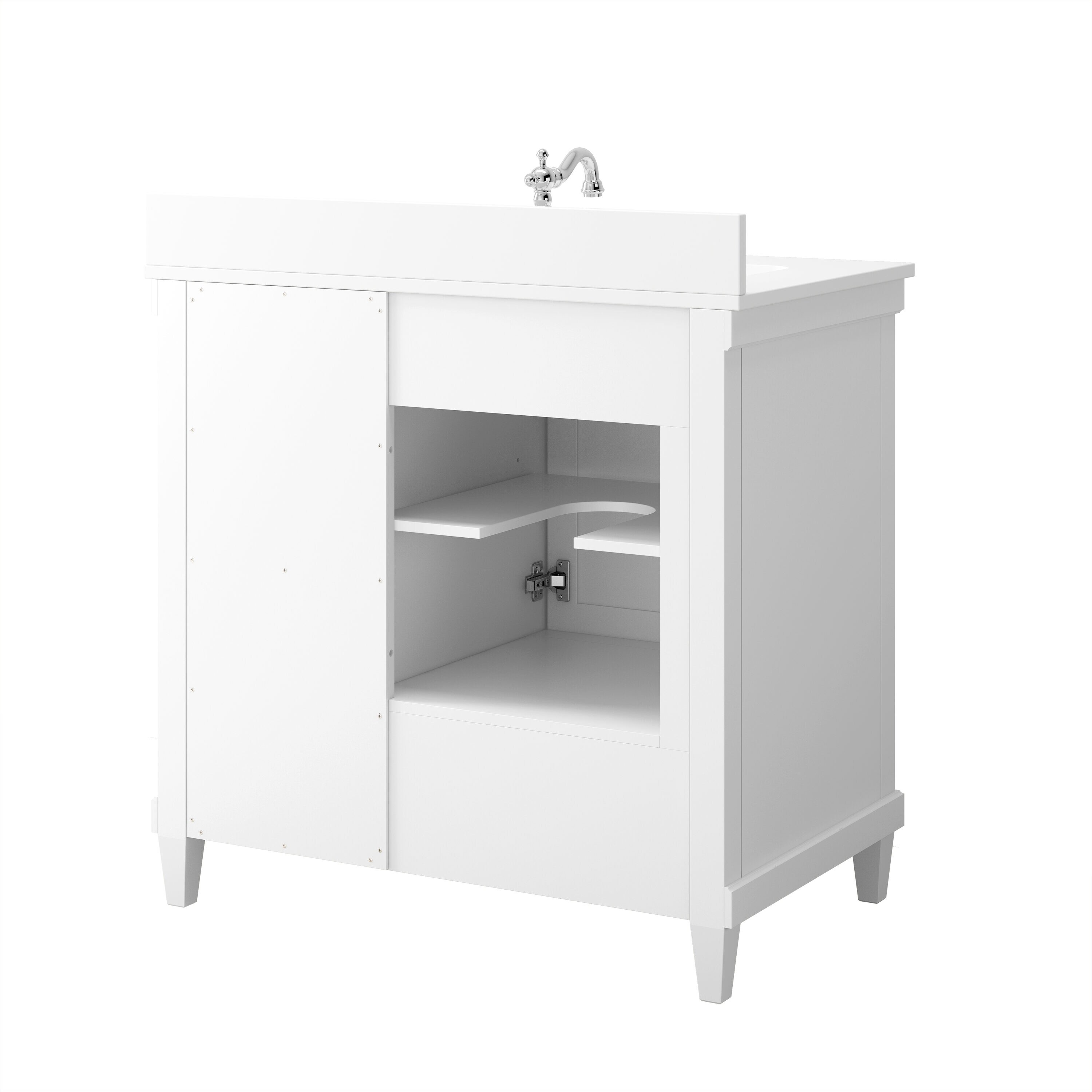 allen + roth TJ02-08V3622WH Bath-Vanity-Combo - View #5