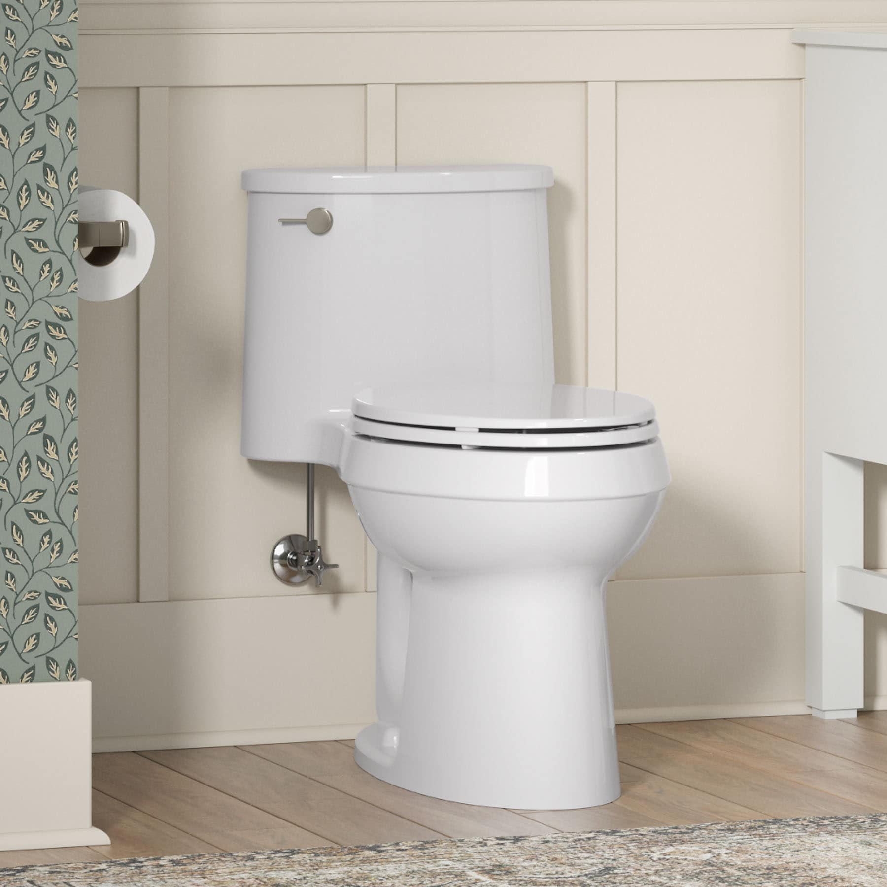 KOHLER Prosa White Elongated Chair Height Soft Close 1-Piece Toilet 12 ...