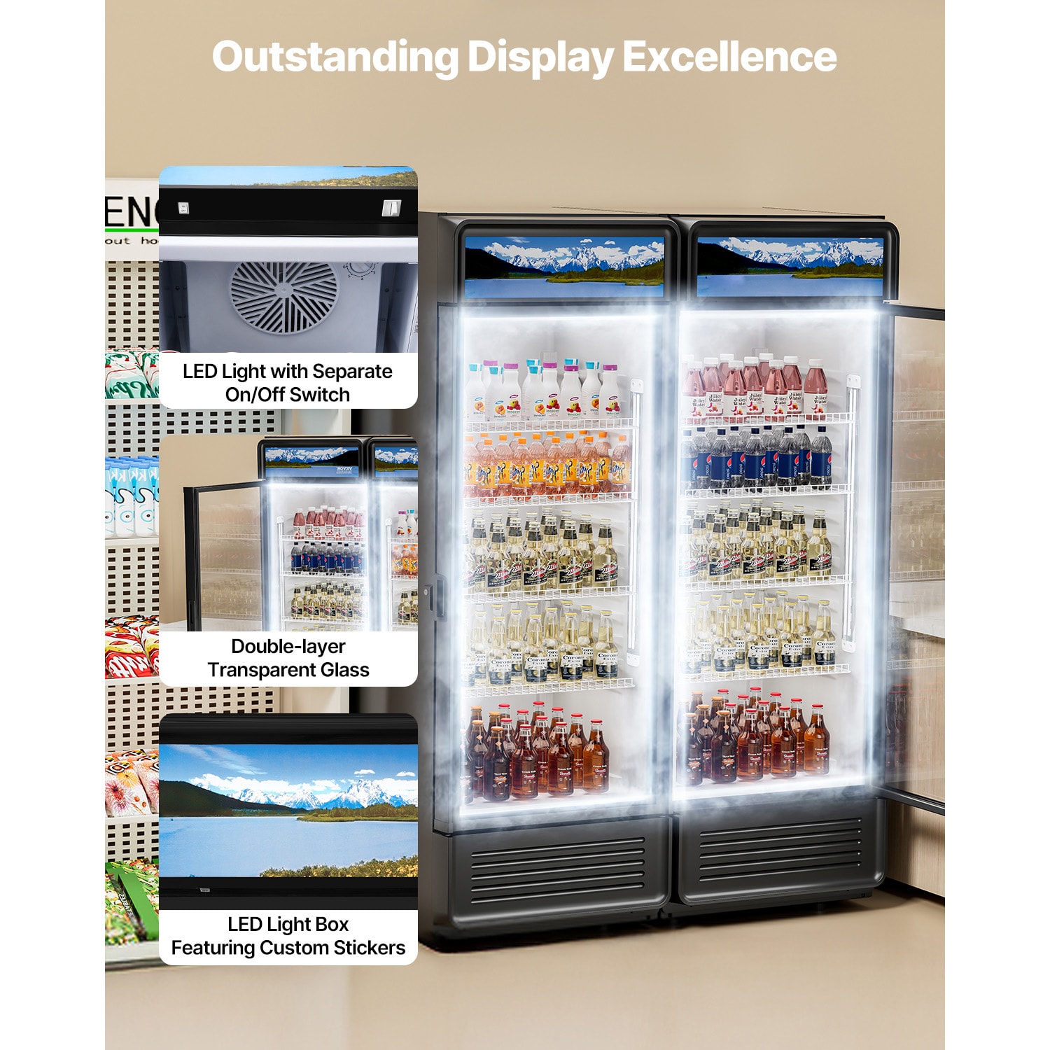 VEVOR SCDMBLMBXDDX06592V1 Commercial-Refrigerators - View #5