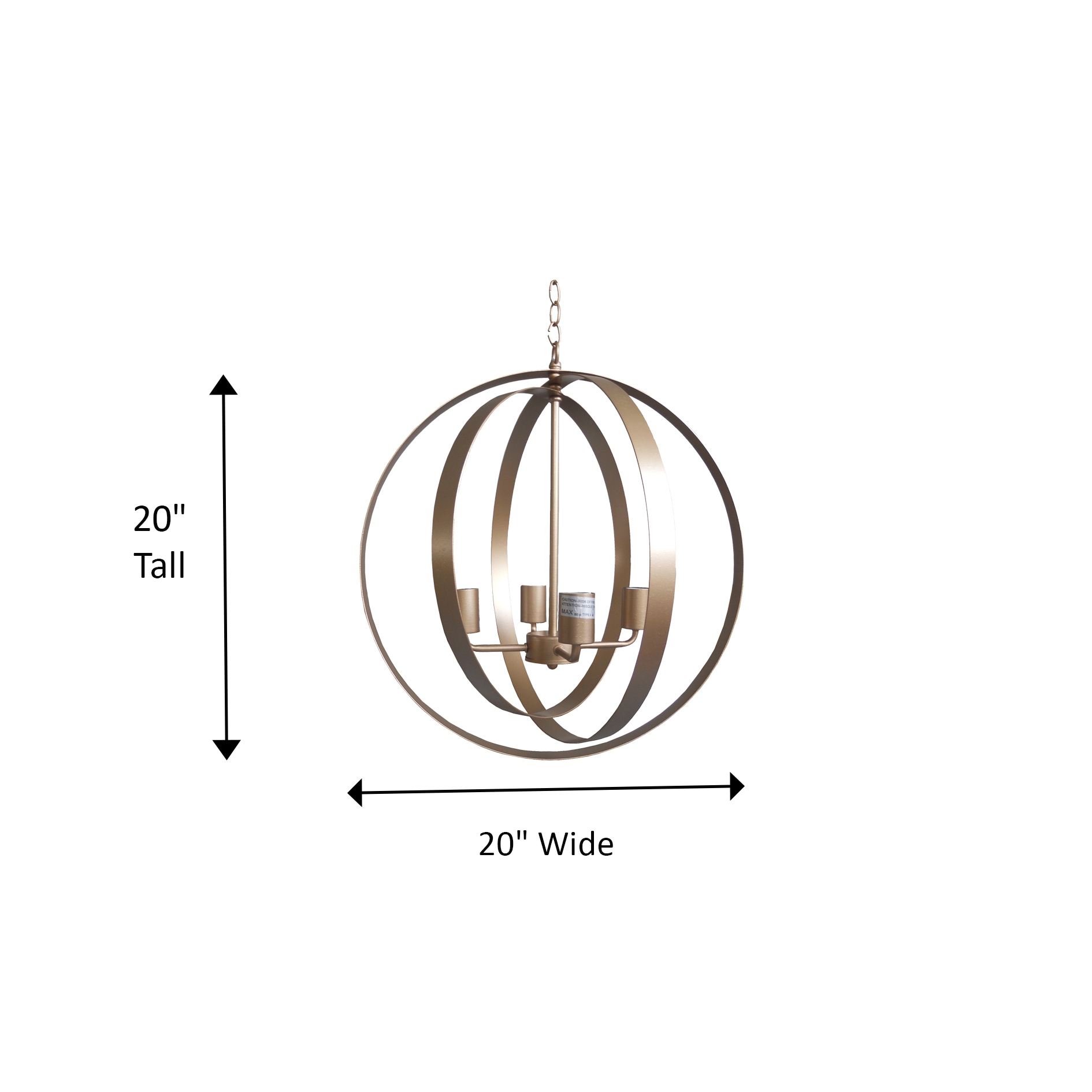 Whitfield Lighting CH6985-20GL Pendant-Lights - View #5