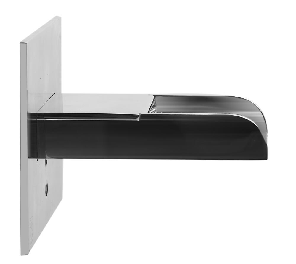 Polished Chrome Wall Mounted Waterfall Tub Spout