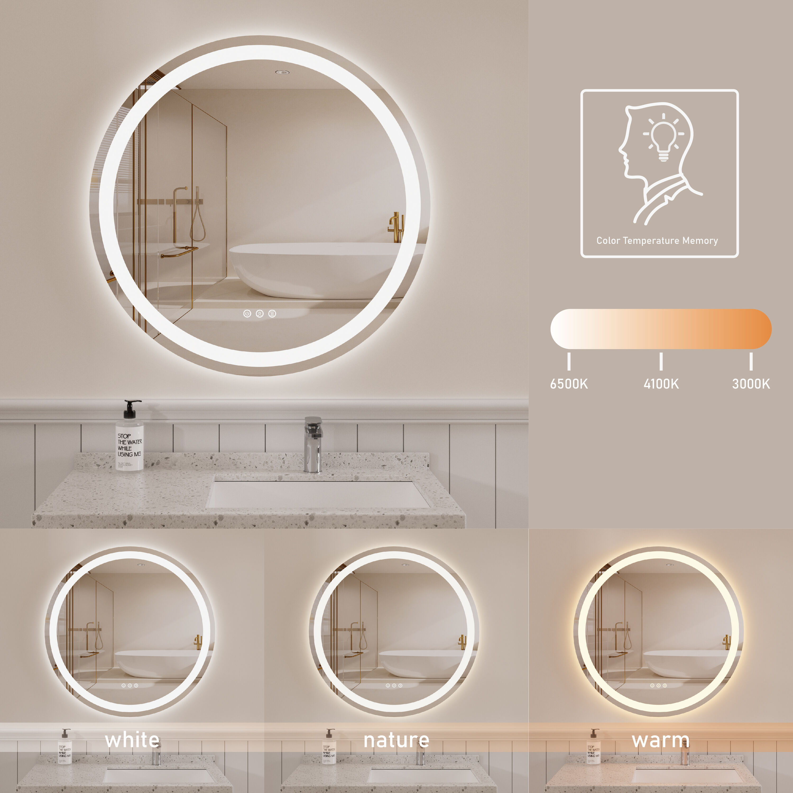 HomLux LMRFL3636 Decor-Mirrors - View #11