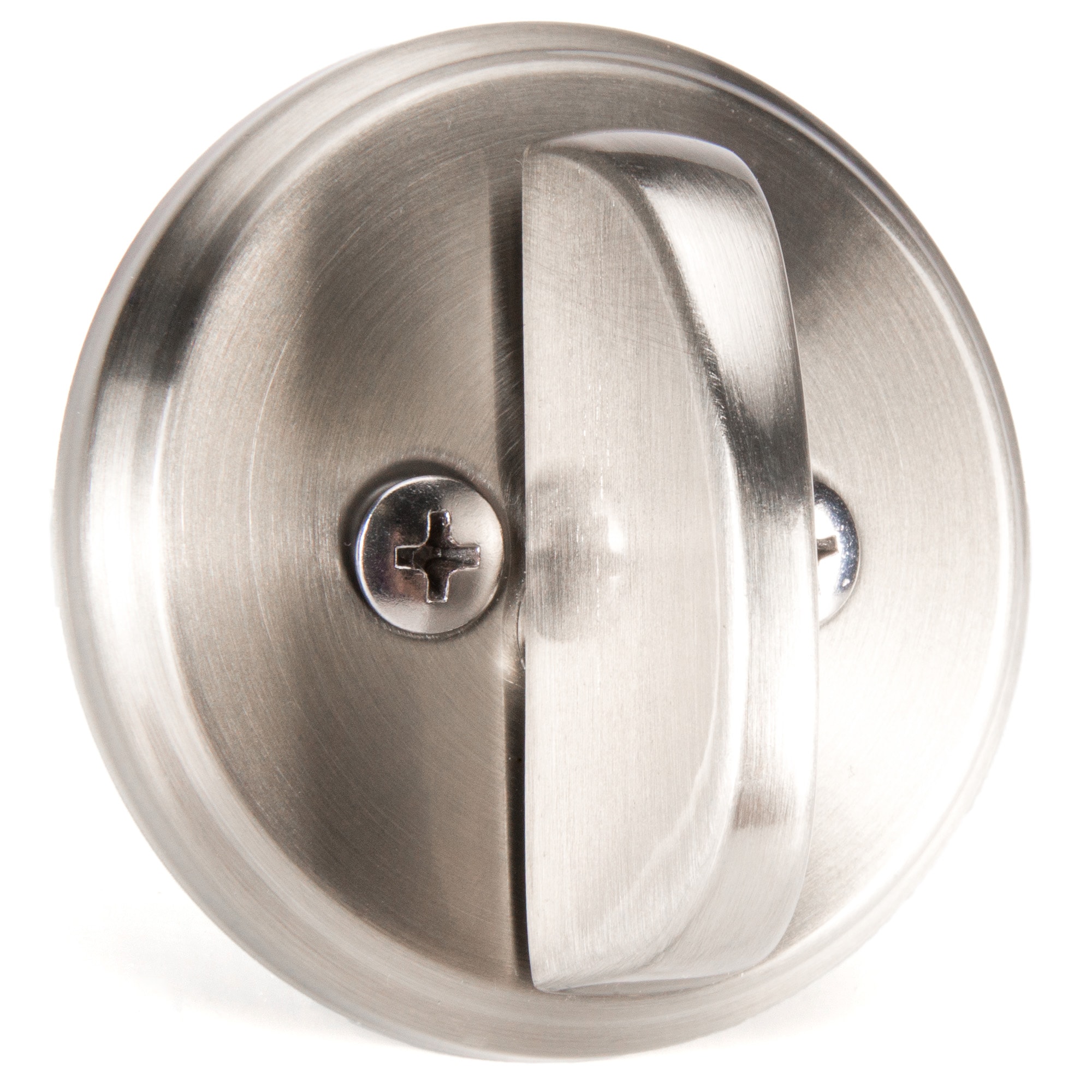 Schlage Century Satin Nickel Single Deadbolt Keyed Entry Door Handleset With Latitude Lever In 6437