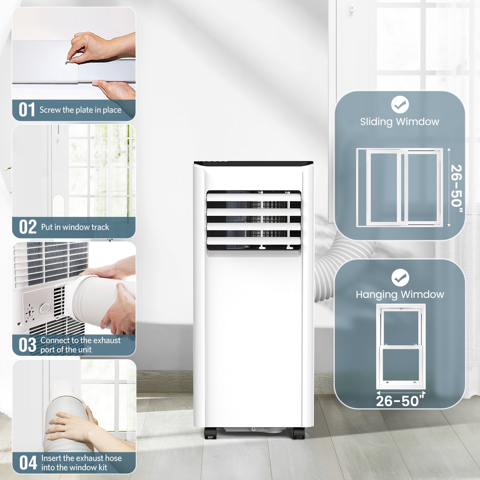 COWSAR LSA4216FAC8K Portable-Air-Conditioners - View #5
