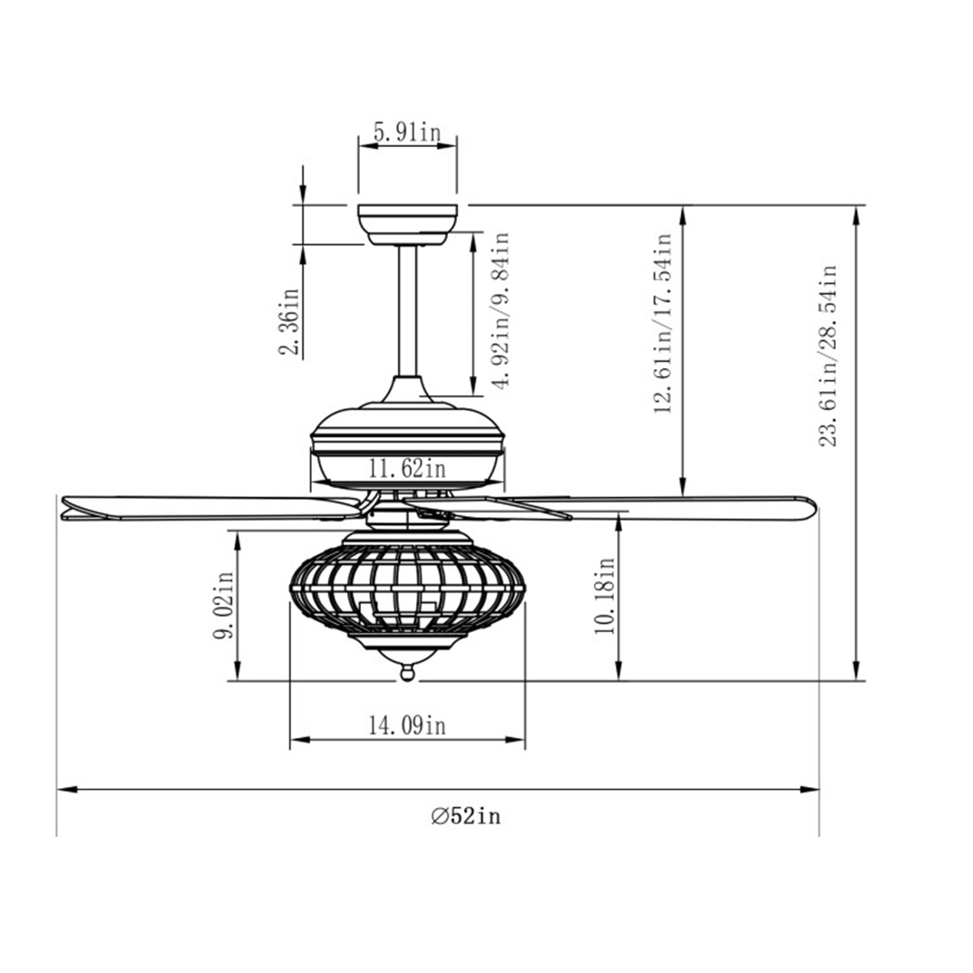 BABOOM BOM-P204476-OR Ceiling-Fans - View #7