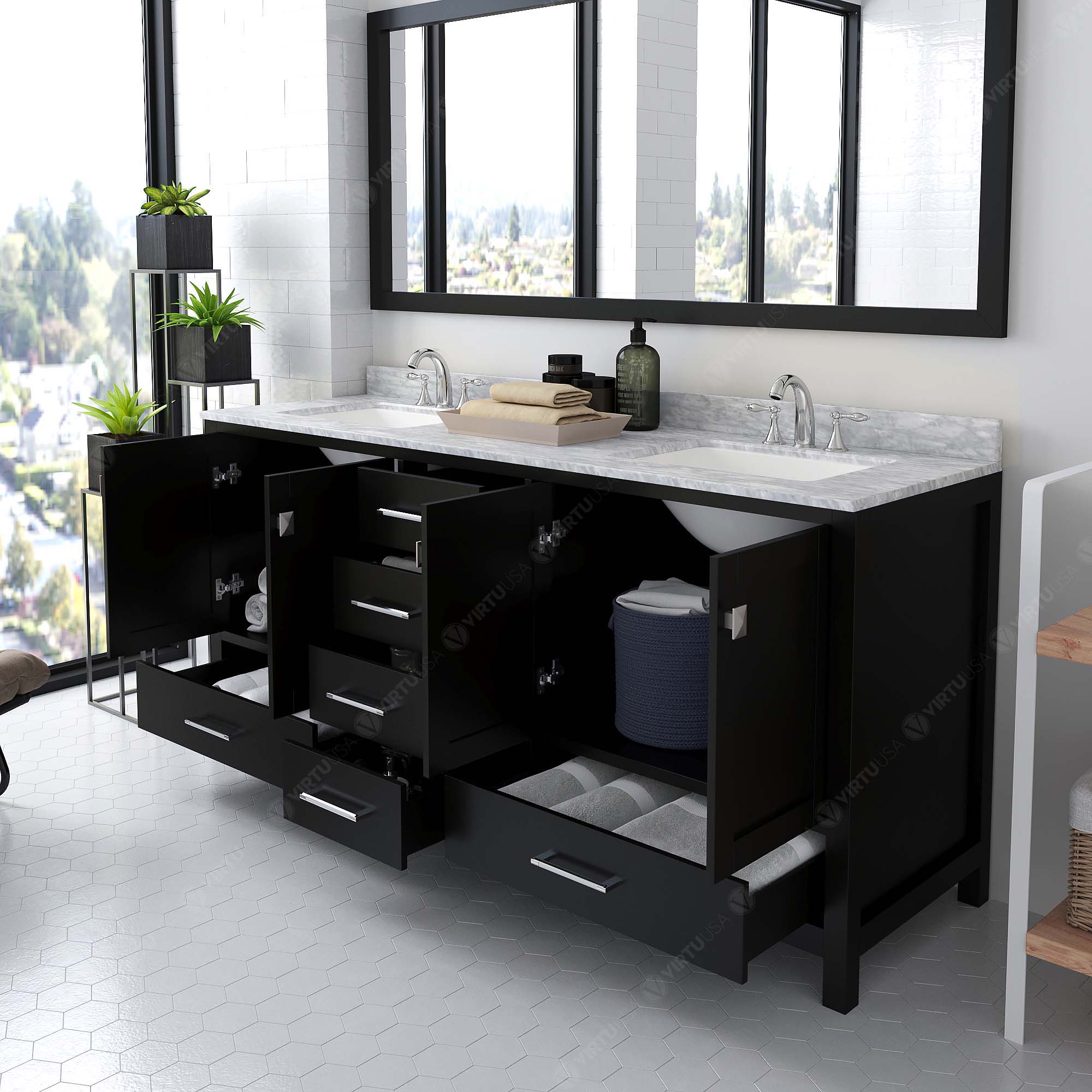 Virtu USA GD-50072-WMSQ-ES-002 Bath-Vanity-Combo - View #4