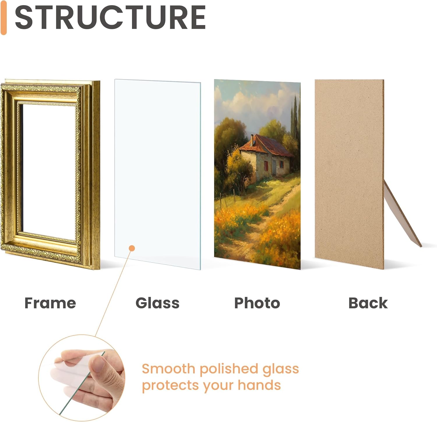Upsimples B0CDB7PJZM Picture-Frames - View #4