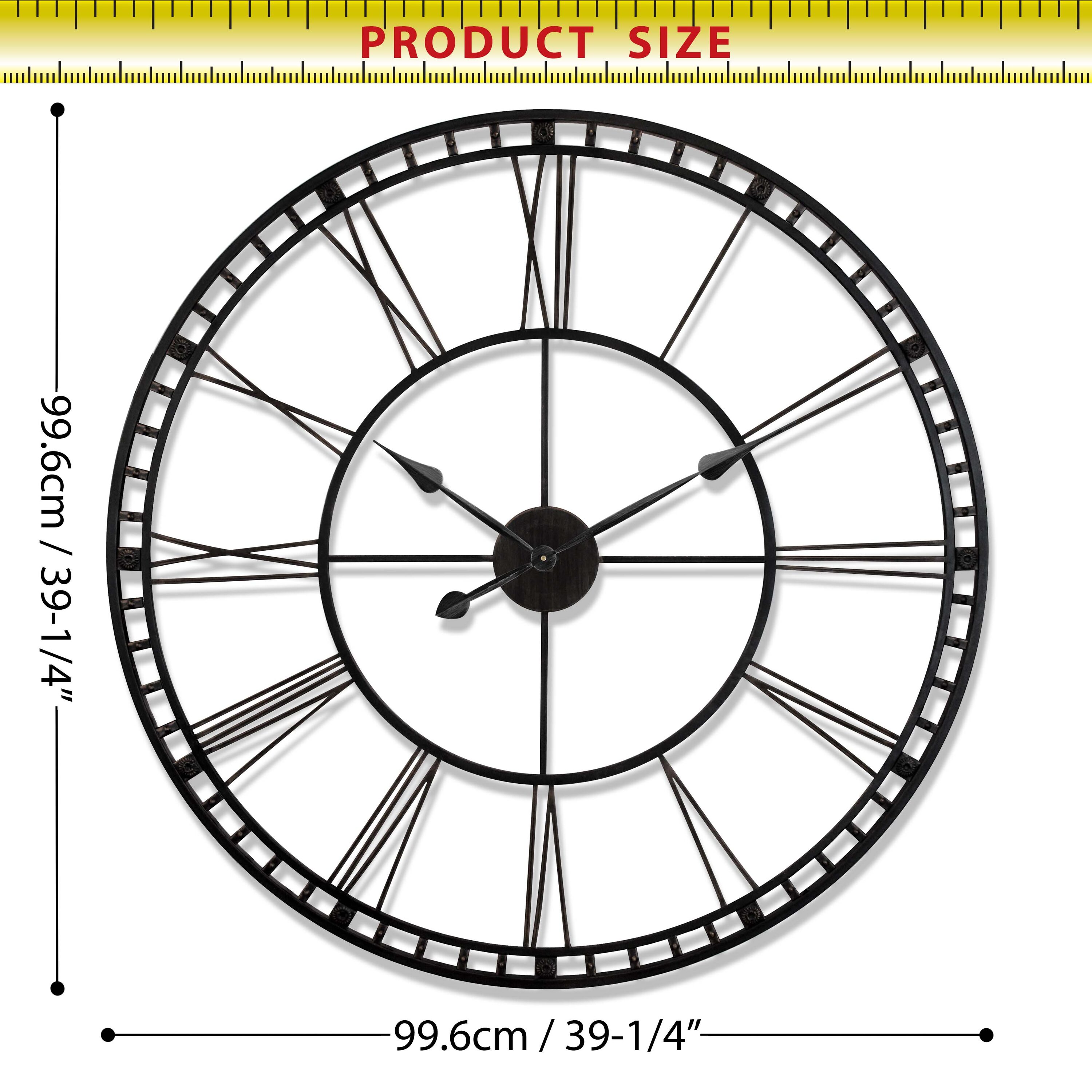 Infinity Instruments 20333BK Indoor-Outdoor-Clocks - View #7