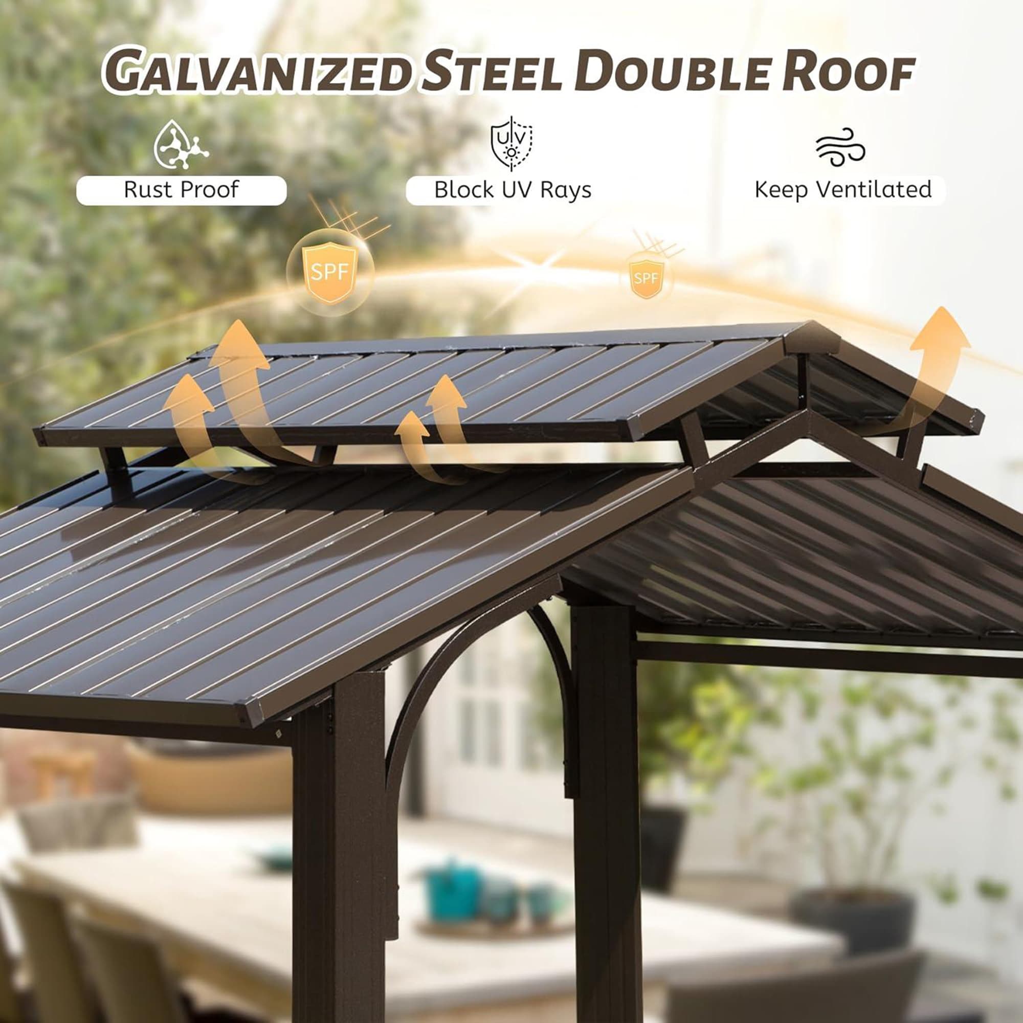 Mondawe MDP-5230 Wood-Resin-Gazebos - View #7