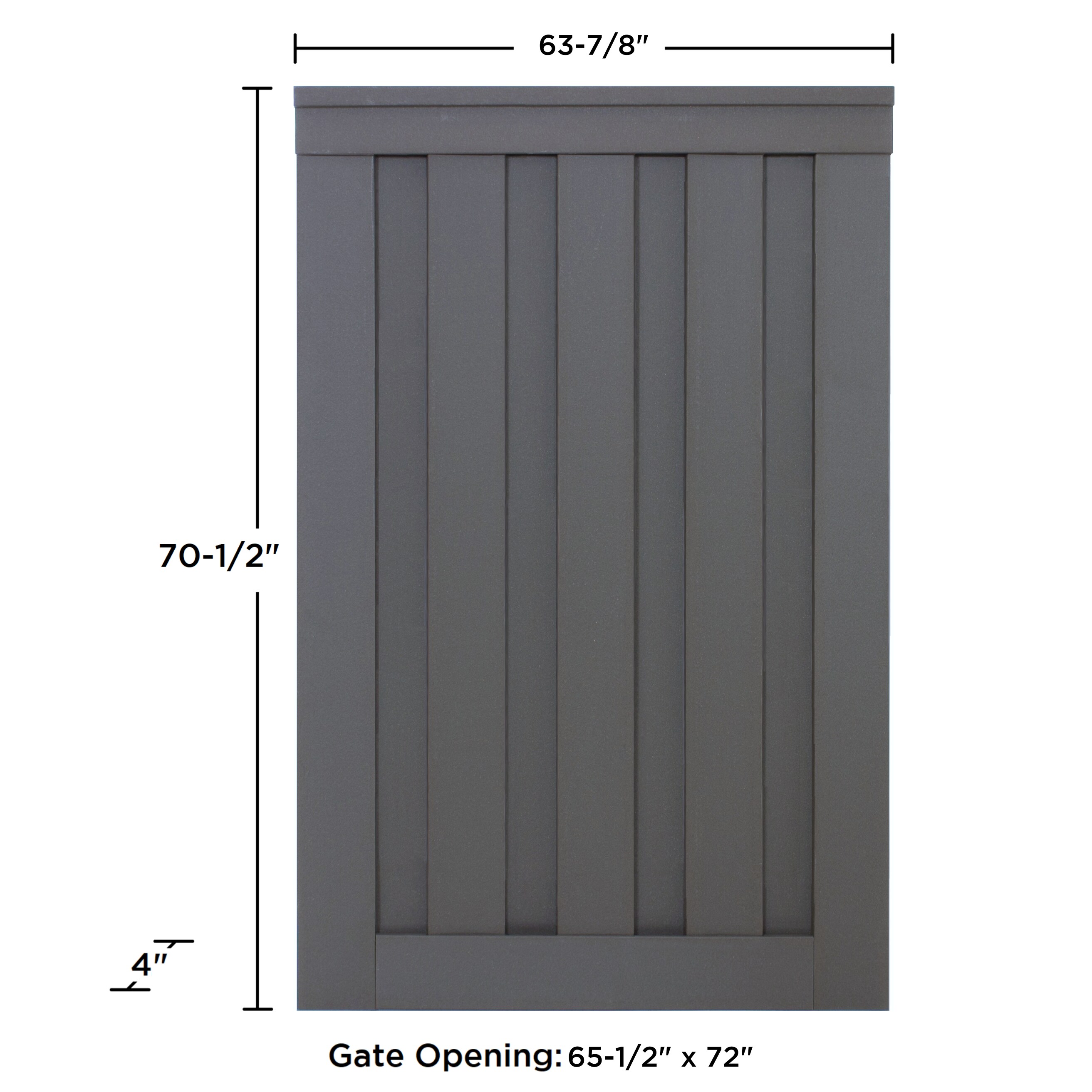 Trex Fencing TFS-WG-SGK6HX5W Composite-Fence-Gates - View #5