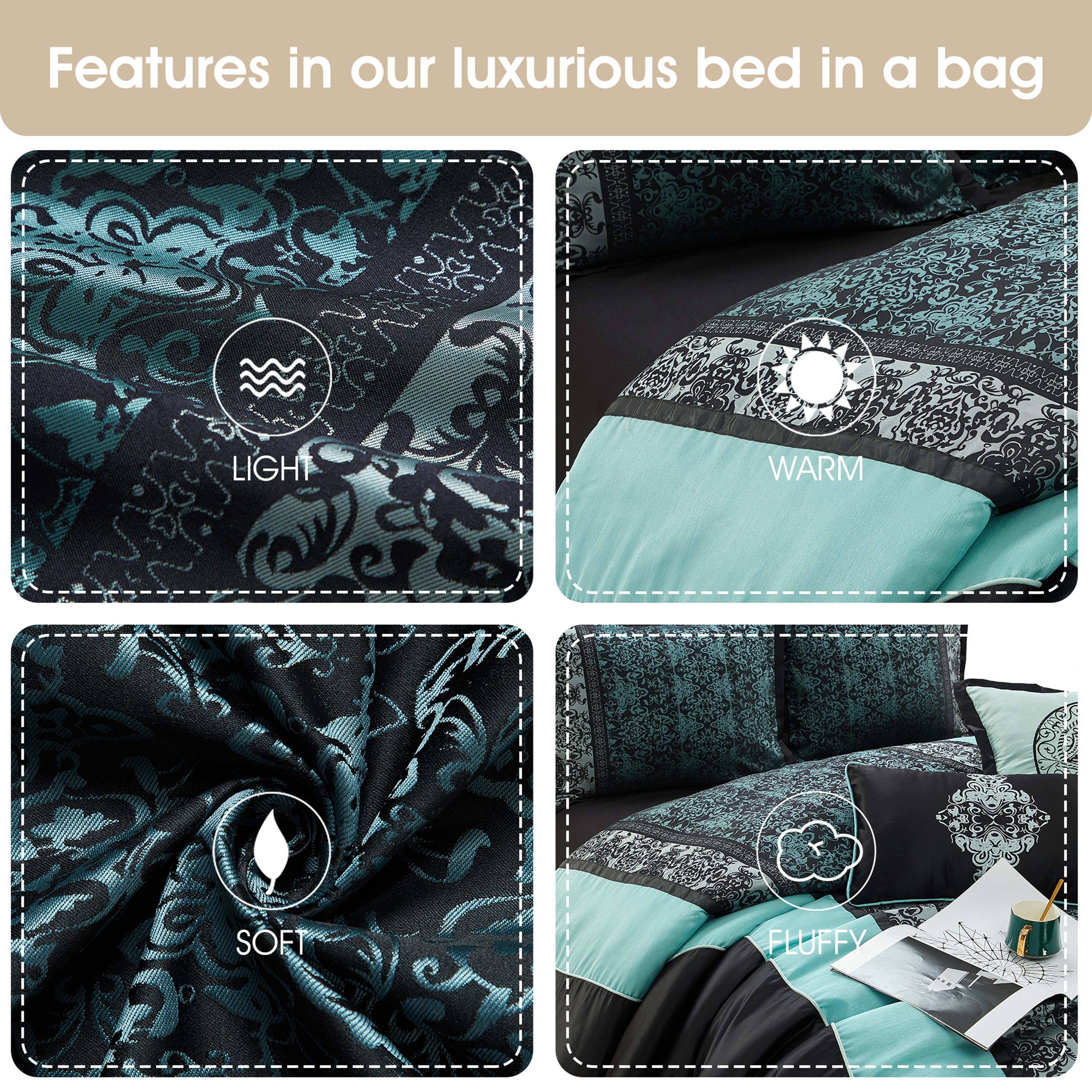 Nanshing ARABESQUE8-Q bedding - View #6