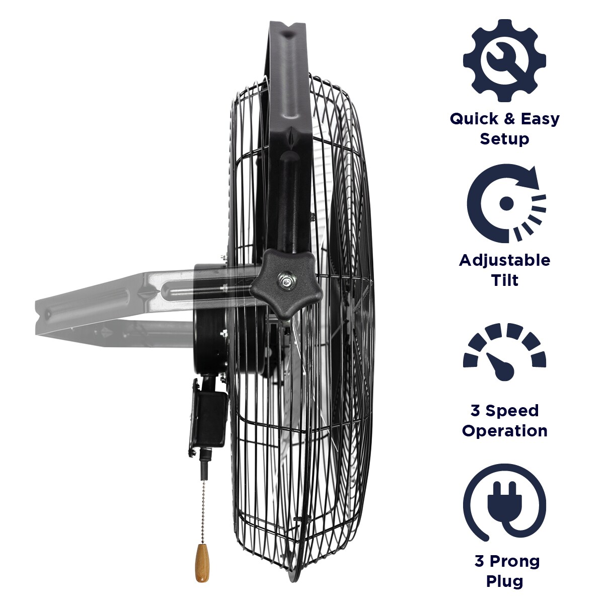 Maxx Air HVWM 18 UPS Wall-Mounted-Fans - View #4