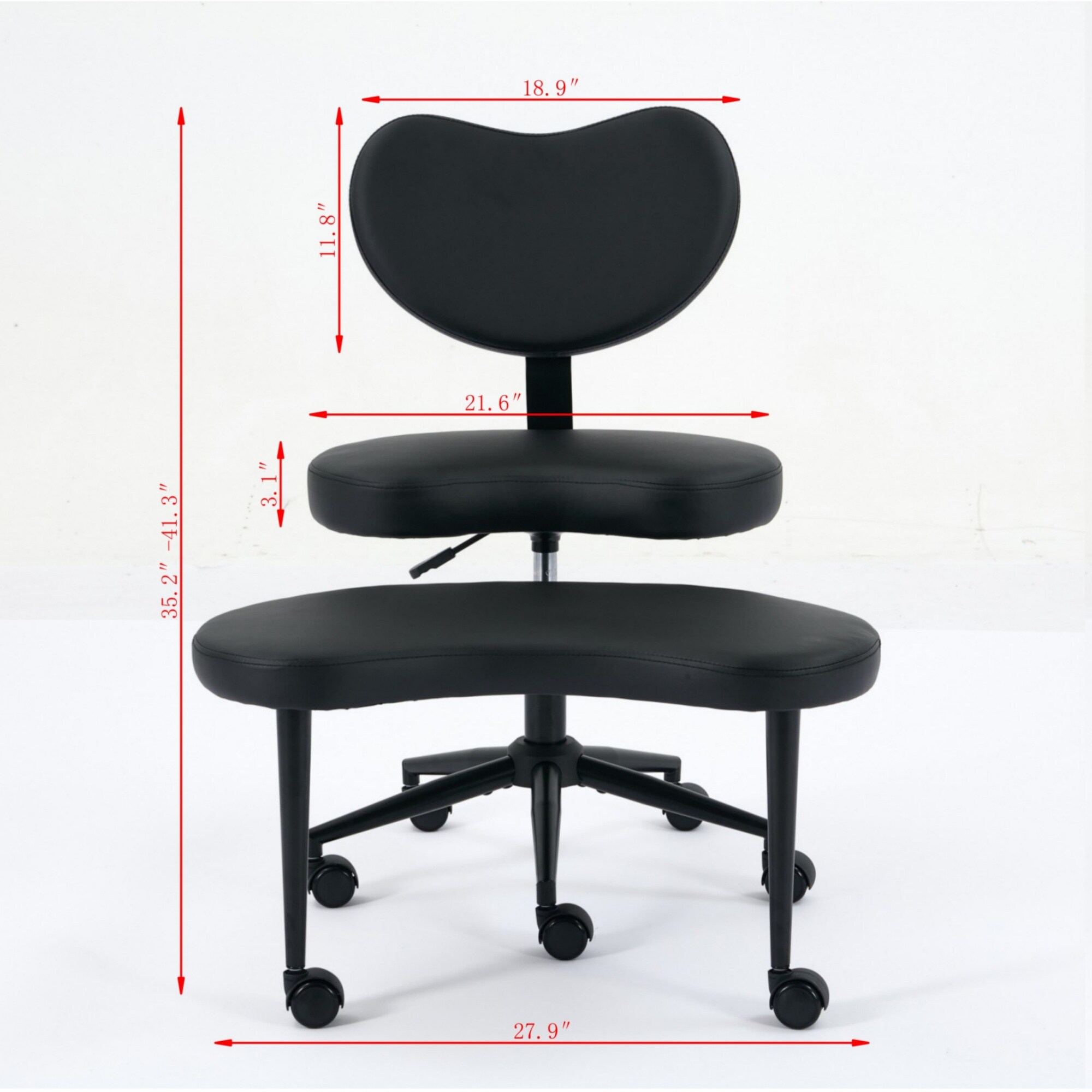 Homy Casa MZSH BK Office-Chairs - View #4