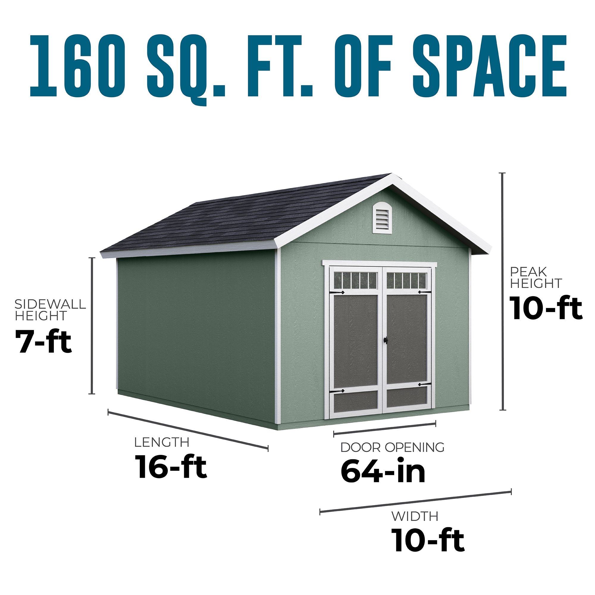 Heartland 63435-2 Wood-Storage-Buildings - View #4