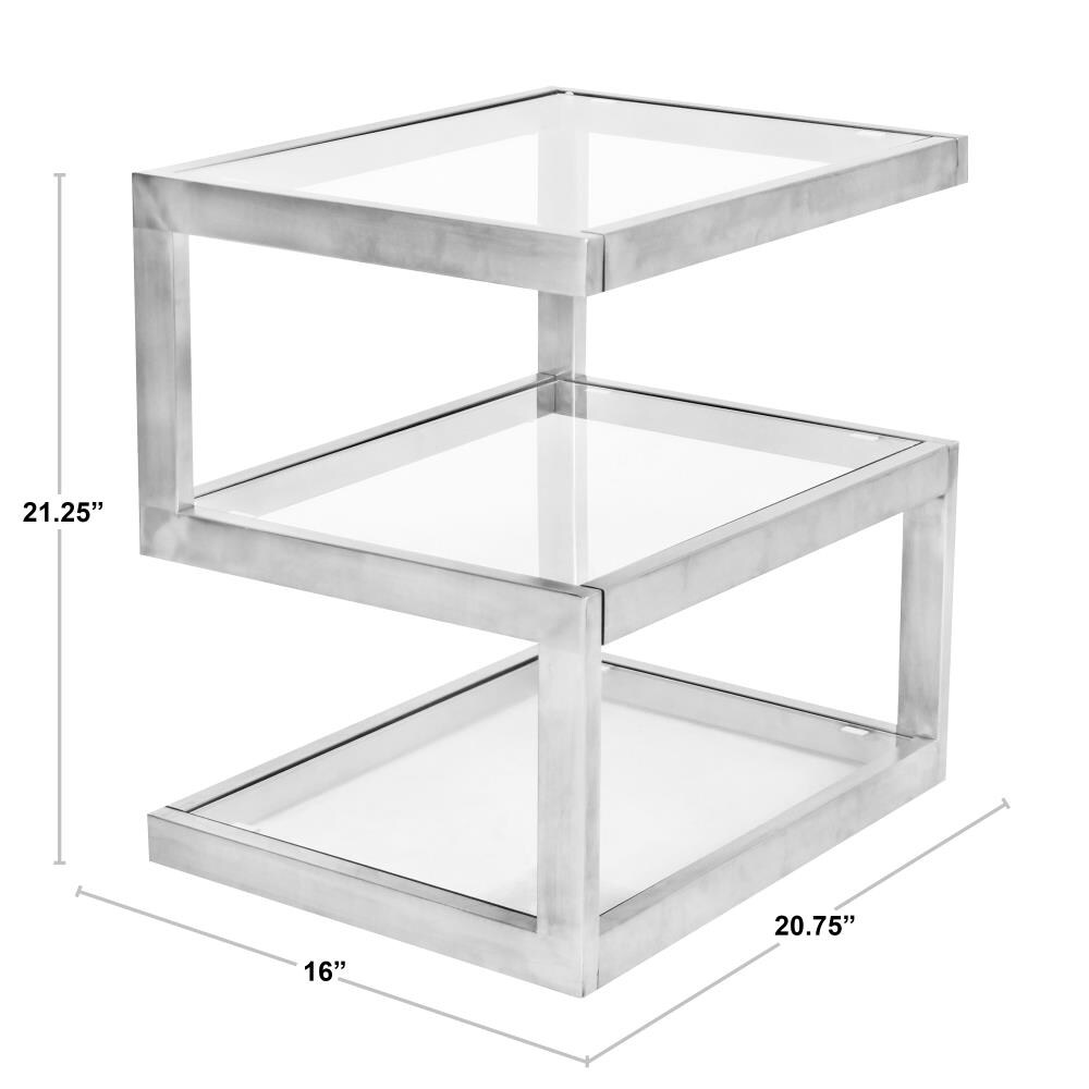 LumiSource TB-5S SS End-Tables - View #4