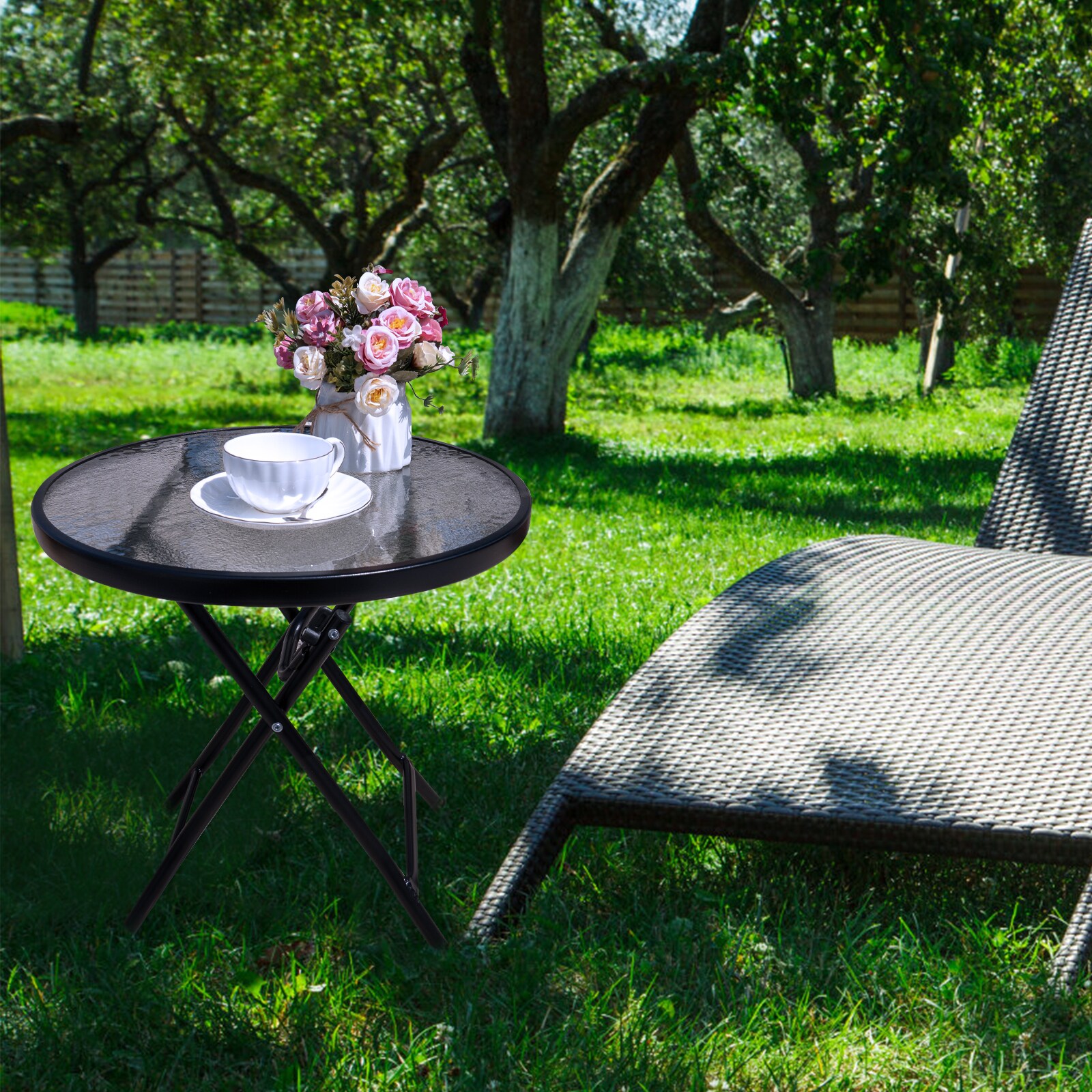 GARSING SIDE TABLE-FROSTED Patio-Tables - View #8