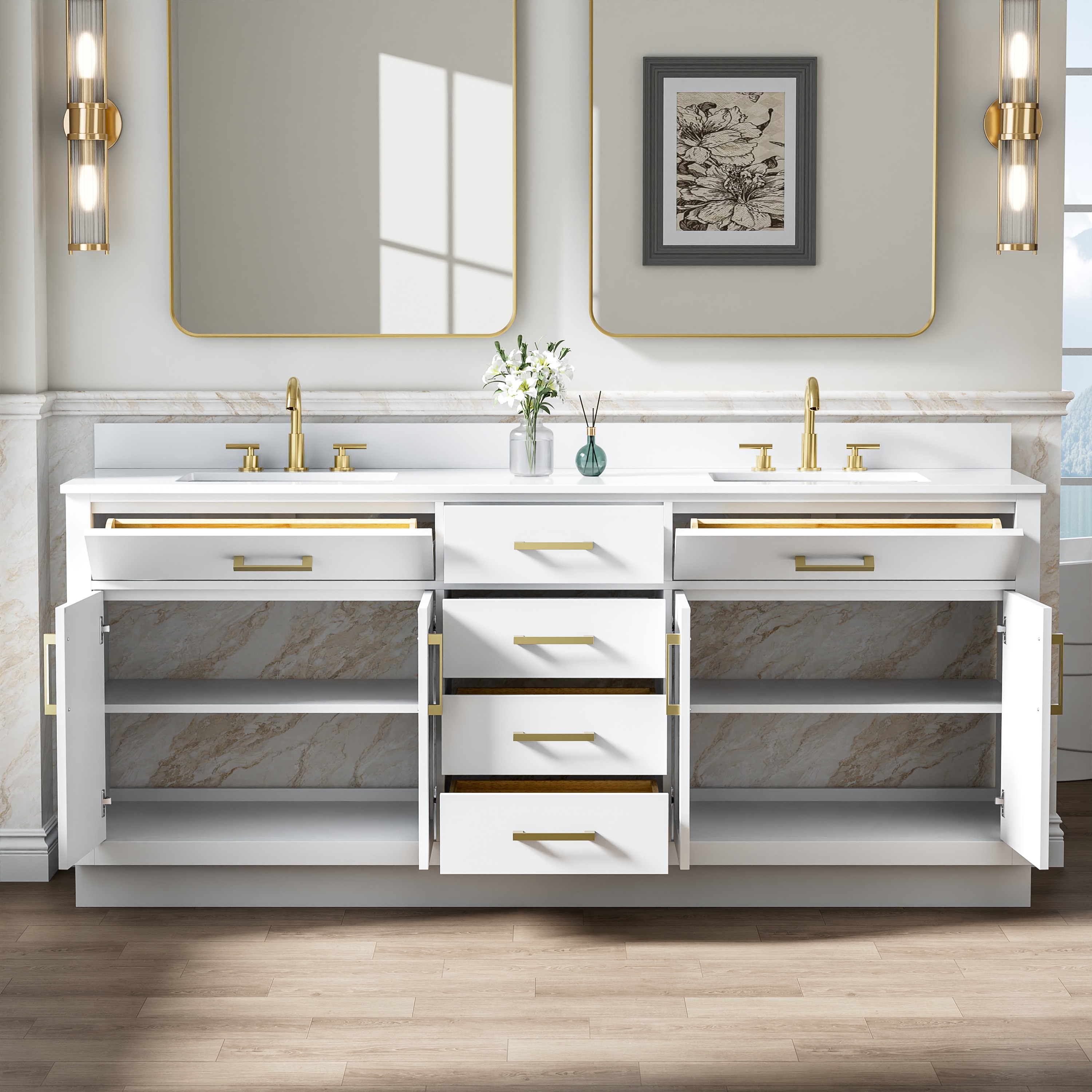 Ayelon BVMCWT80WC Bath-Vanity-Combo - View #5
