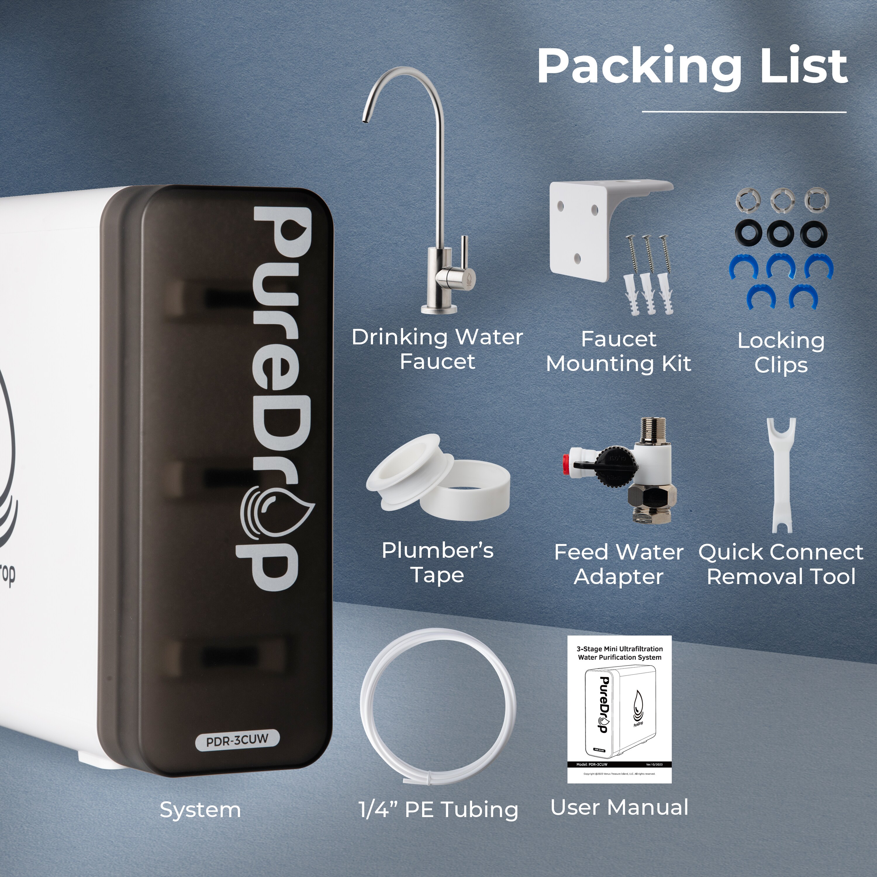 PureDrop PDR-3CUW Under-Sink-Filtration-Systems - View #9