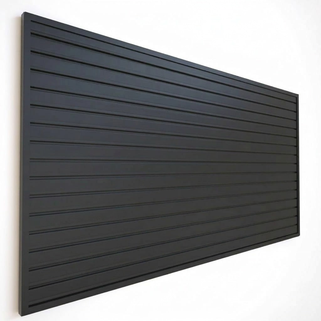 Etokfoks  PVC Slatwall Panels 1x4ft Spliceable to 4x8ft Satin Waterproof Moisture Proof Fire Resistant 1 Pack