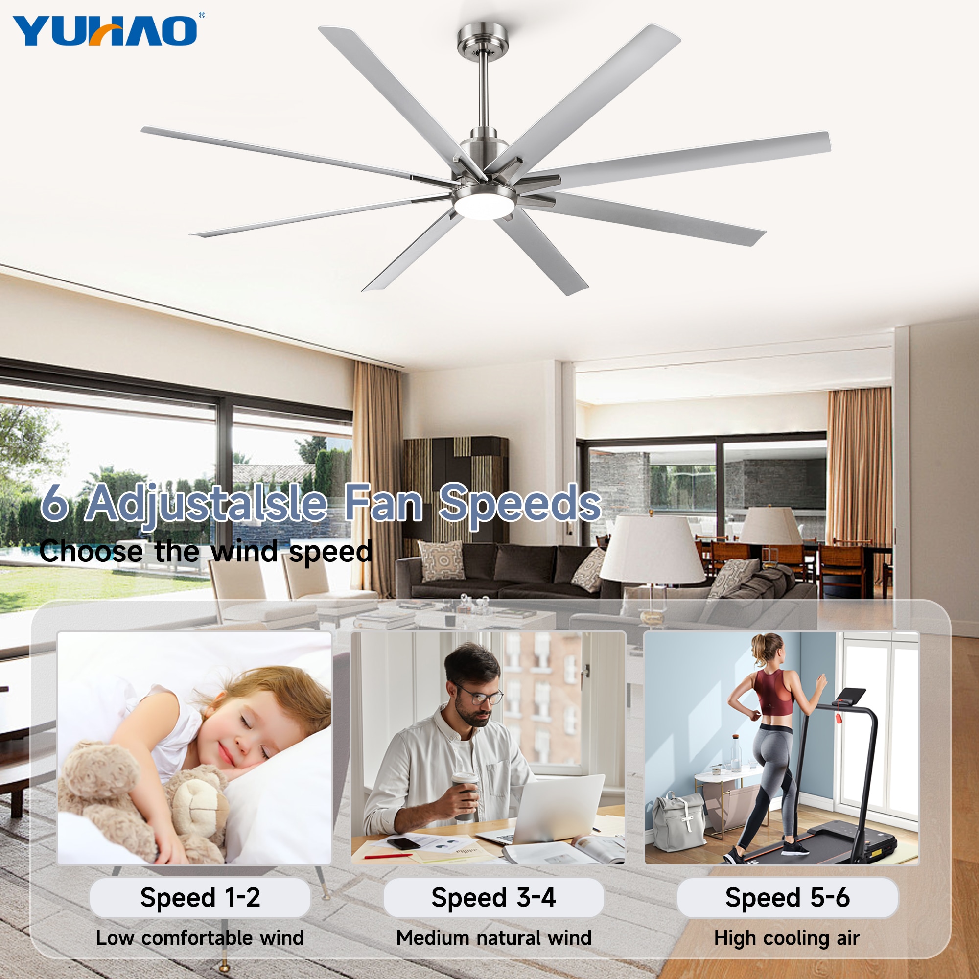 YUHAO LSDC1109SN72 Ceiling-Fans - View #19