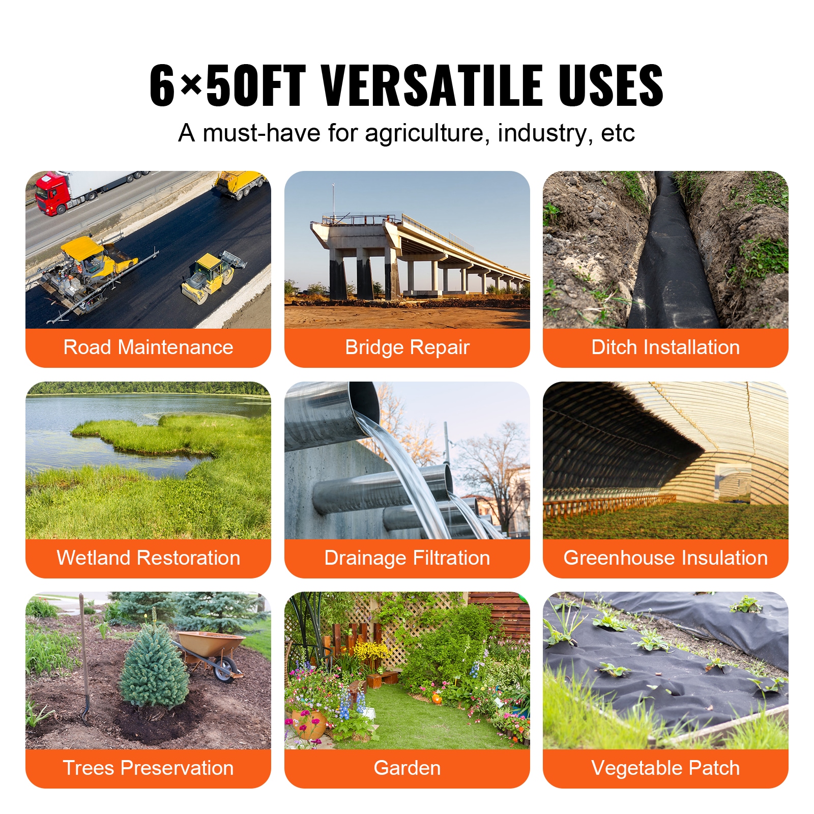 VEVOR WFB650FT80ASNTIWAV0 Landscape-Fabric - View #11