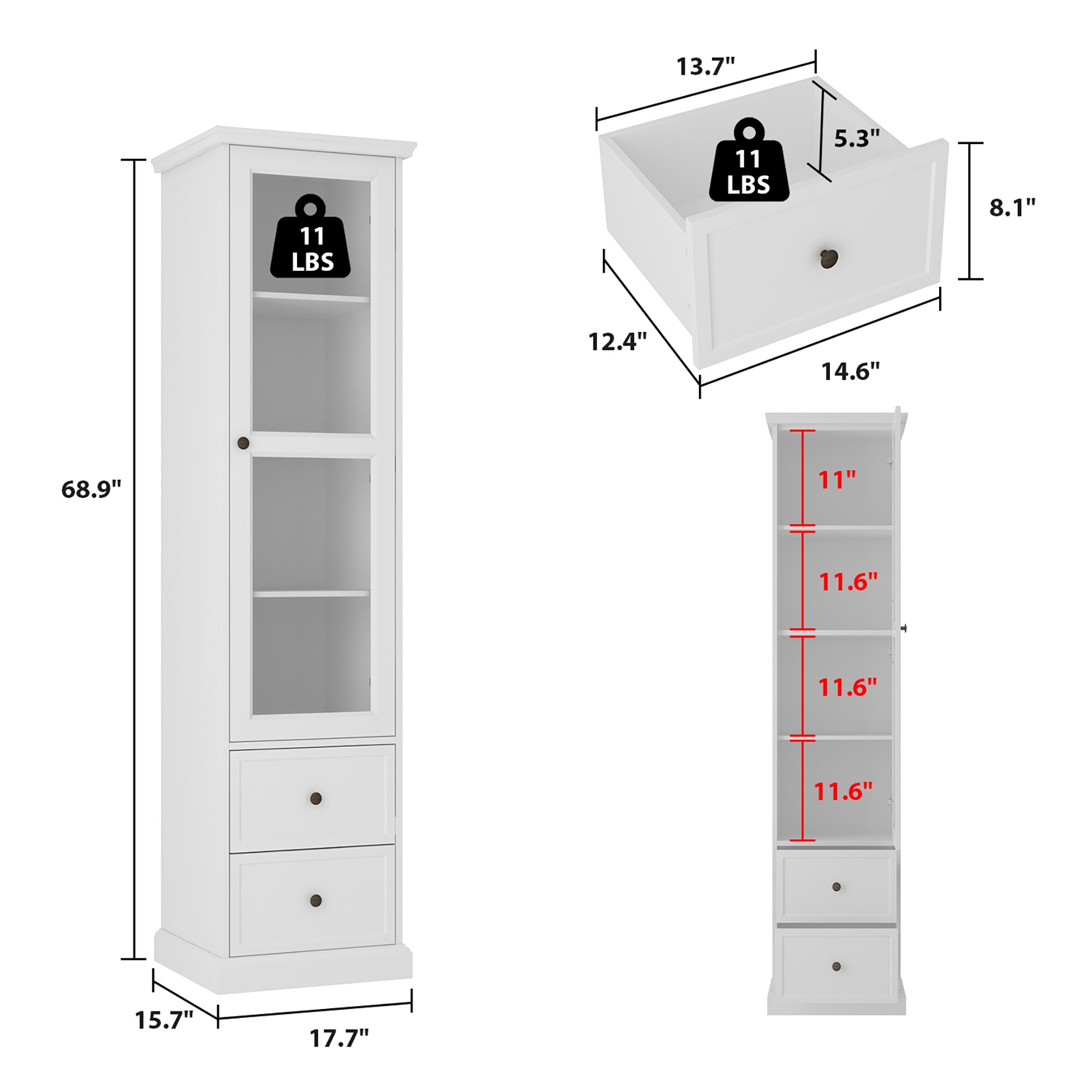 FUFU&GAGA LJY-KF260027-01+02 bookcases - View #7