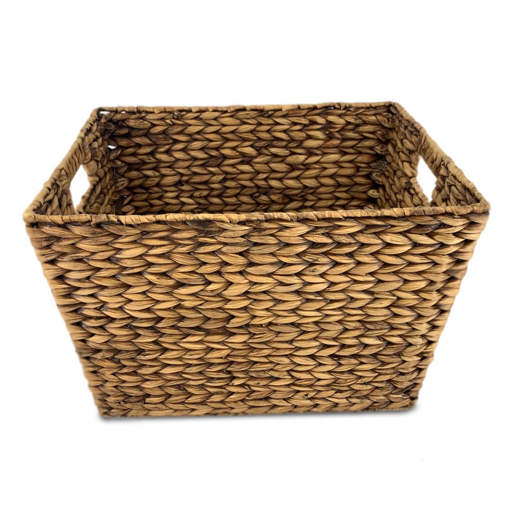 Brown Wood Traditional American Style Family Size Lined Basket Soft Side Cooler 