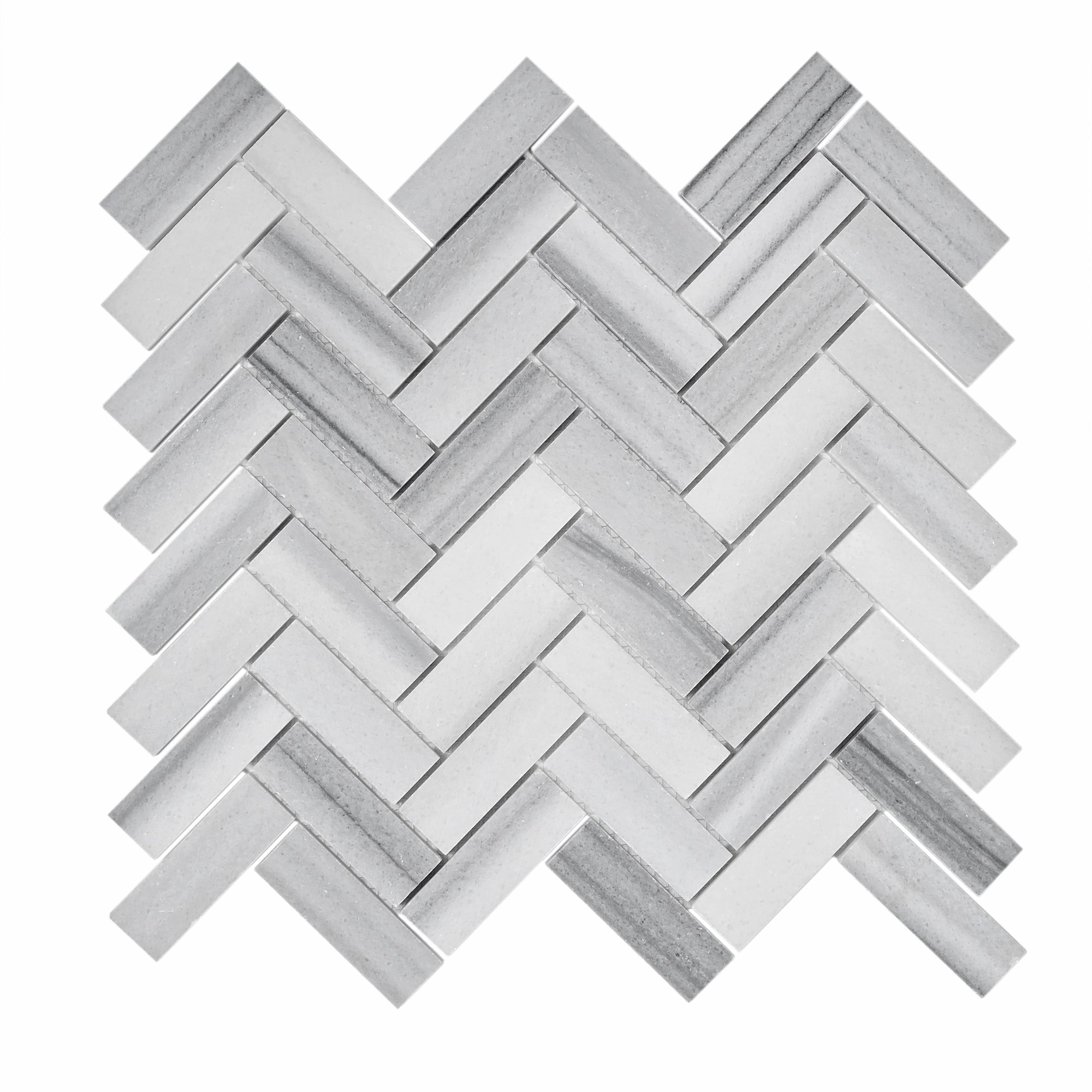 Apollo Tile Grey 11-in x 12-in Polished Glass; Metal; Stone Floor and ...