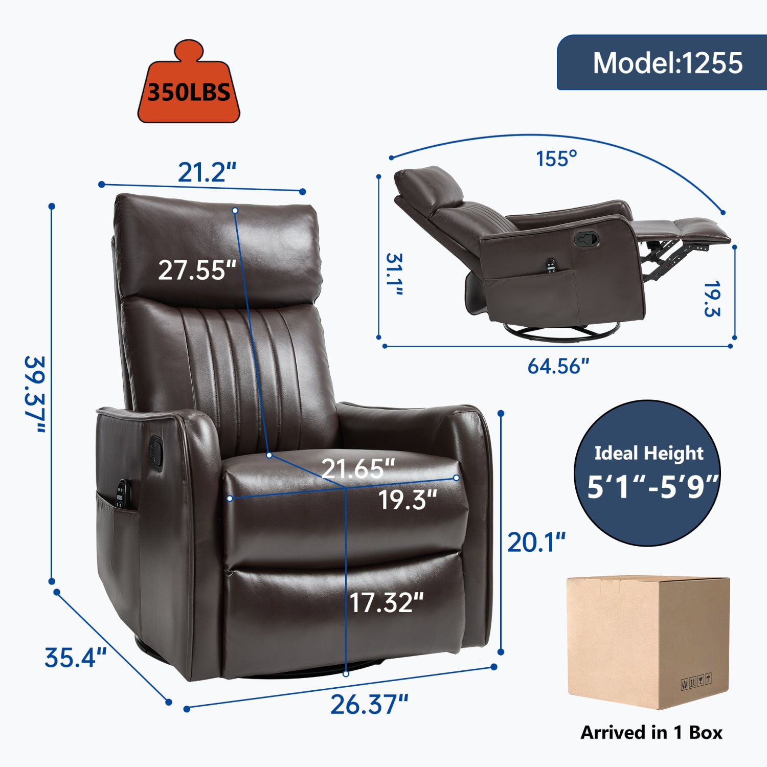 Streamdale Furniture W1803P321813 recliners - View #2