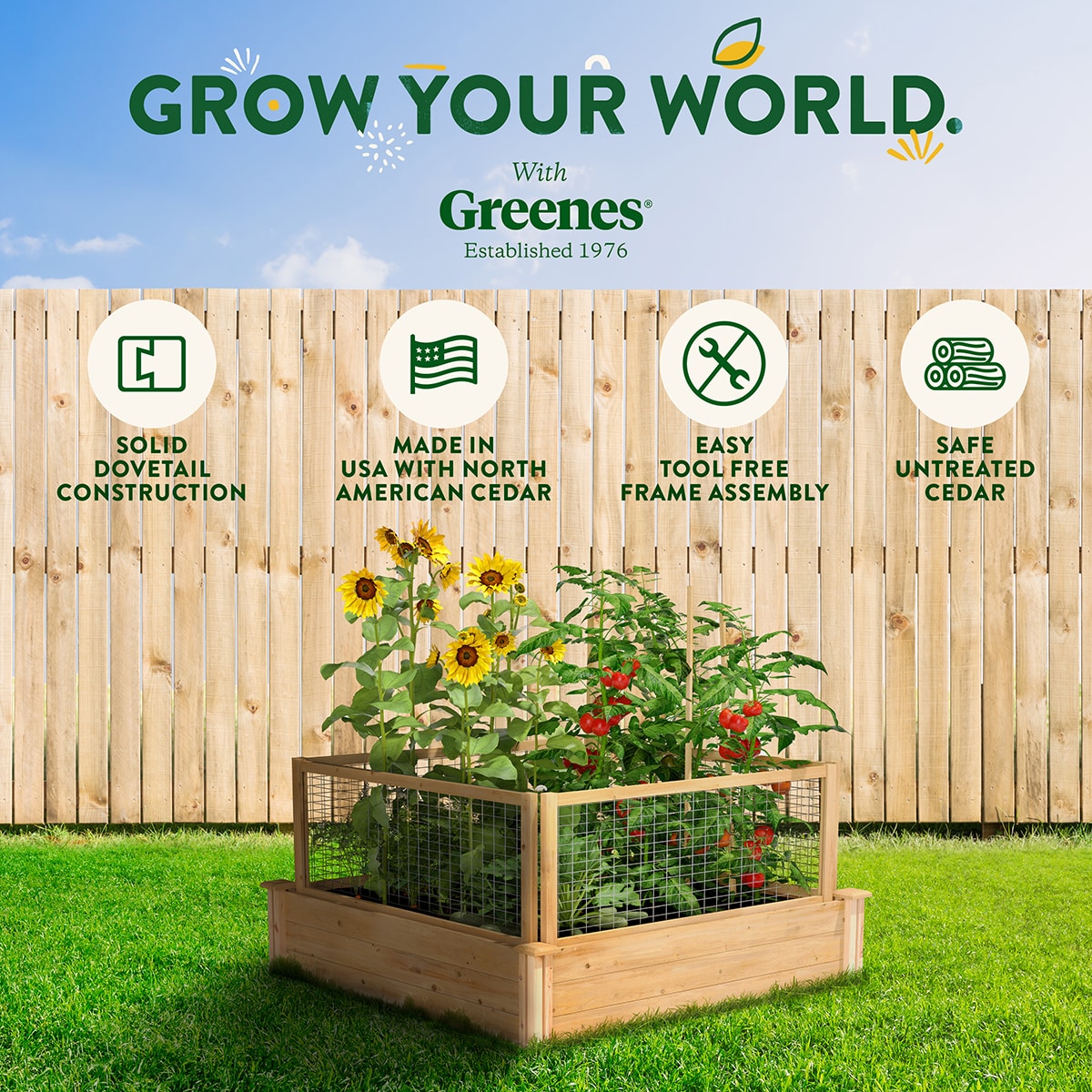 Greenes Fence RC4T12BCG Raised-Garden-Beds - View #8