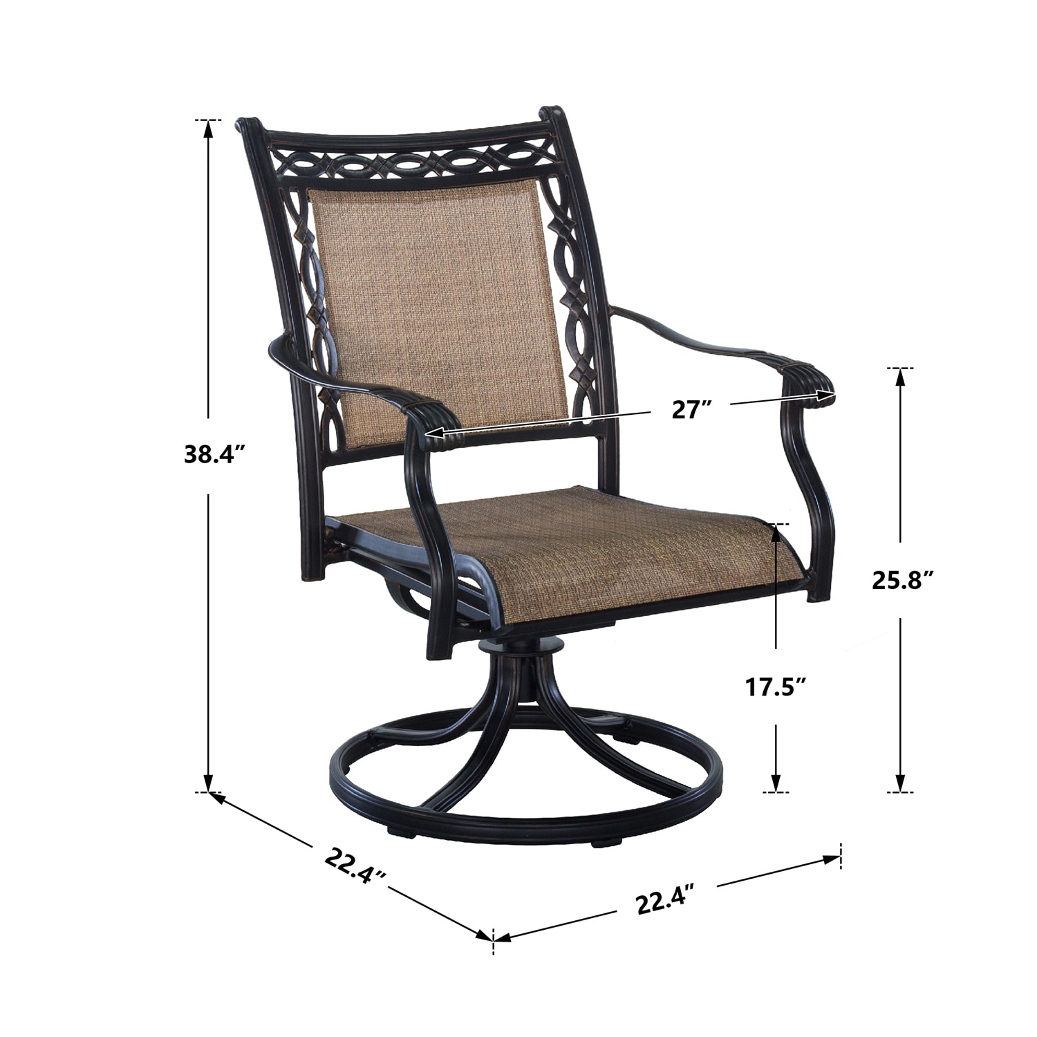 Mondawe 21OD14107BK-1-3 Patio-Chairs - View #9