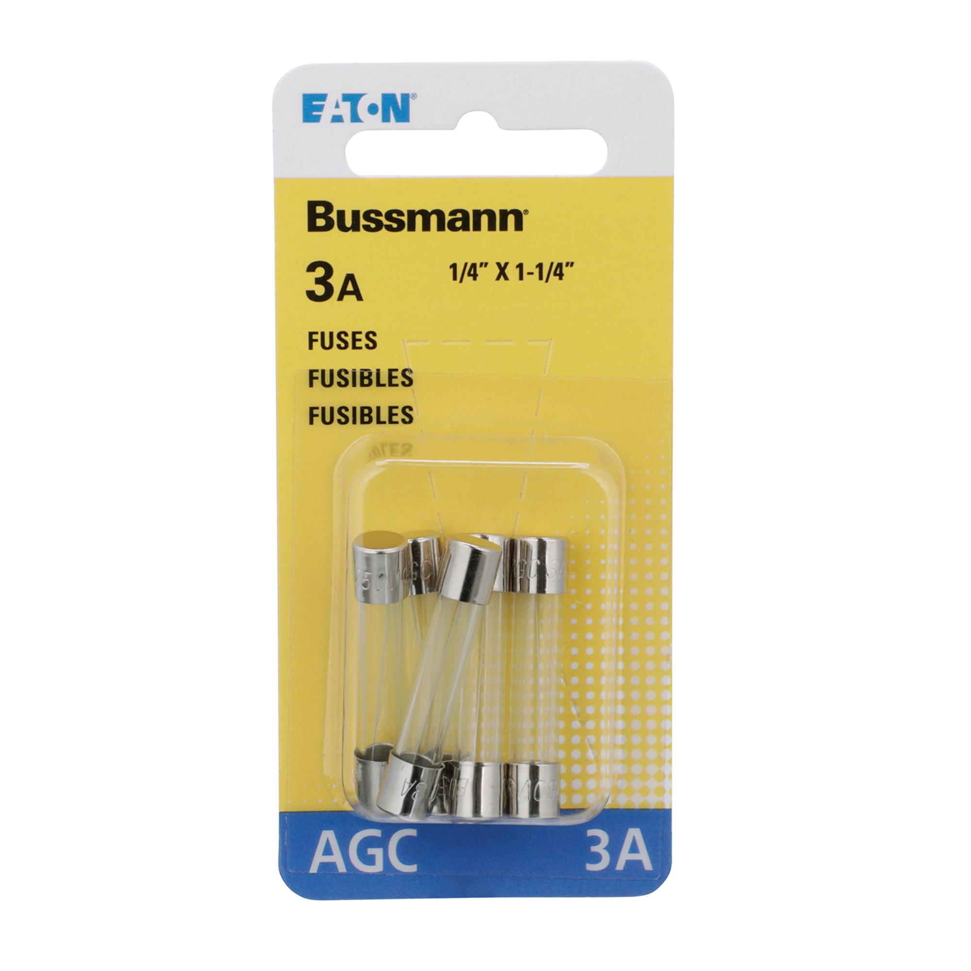 Cooper Bussmann 5 -Pack 3 Amp Fast acting Fuse