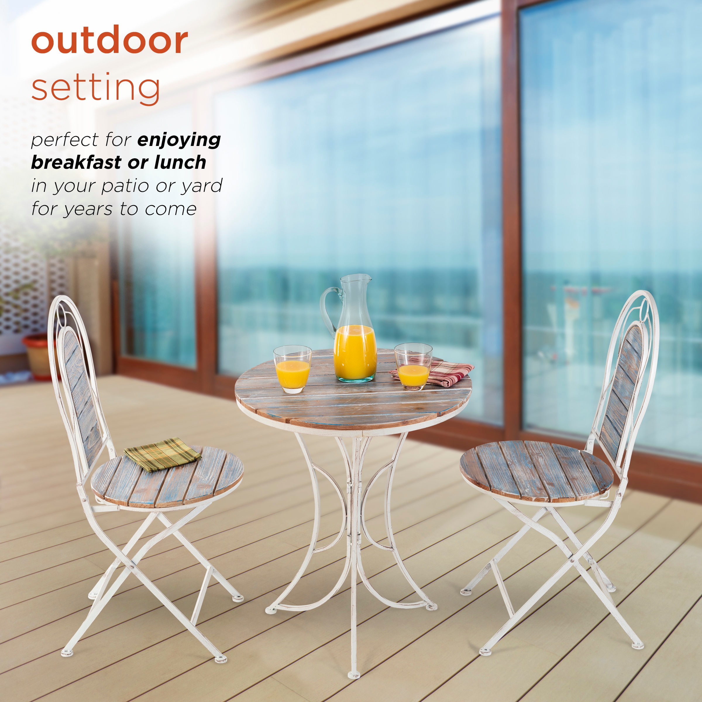 Alpine Corporation MZP278A Patio-Dining-Sets - View #5
