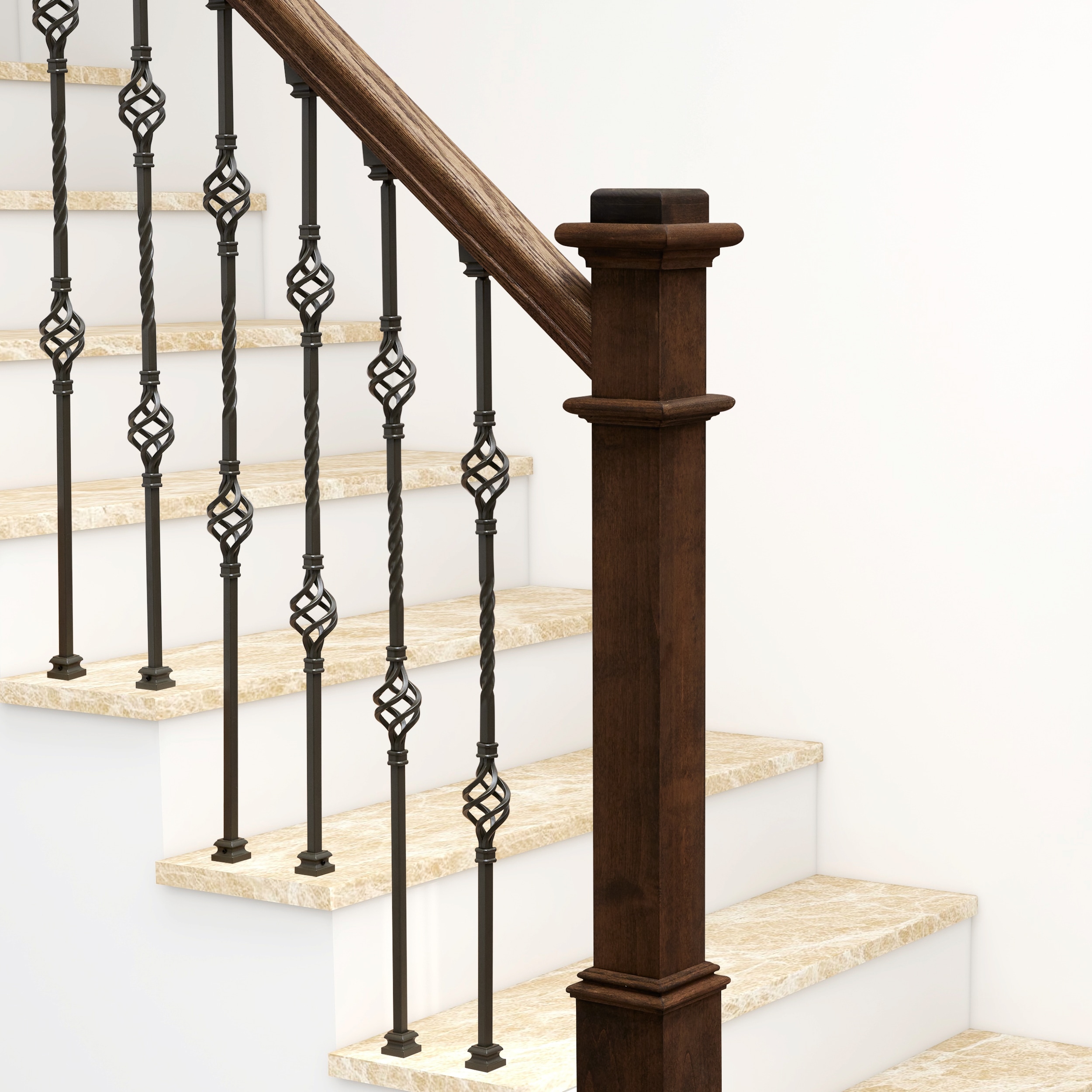 RELIABILT WGSH904PW Interior-Stairpart-Balusters - View #4
