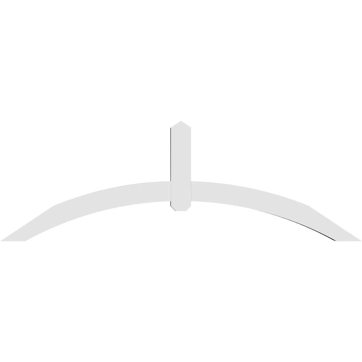 Ekena Millwork GBP072X24X0404ARC00 Exterior-Brackets-Braces - View #4