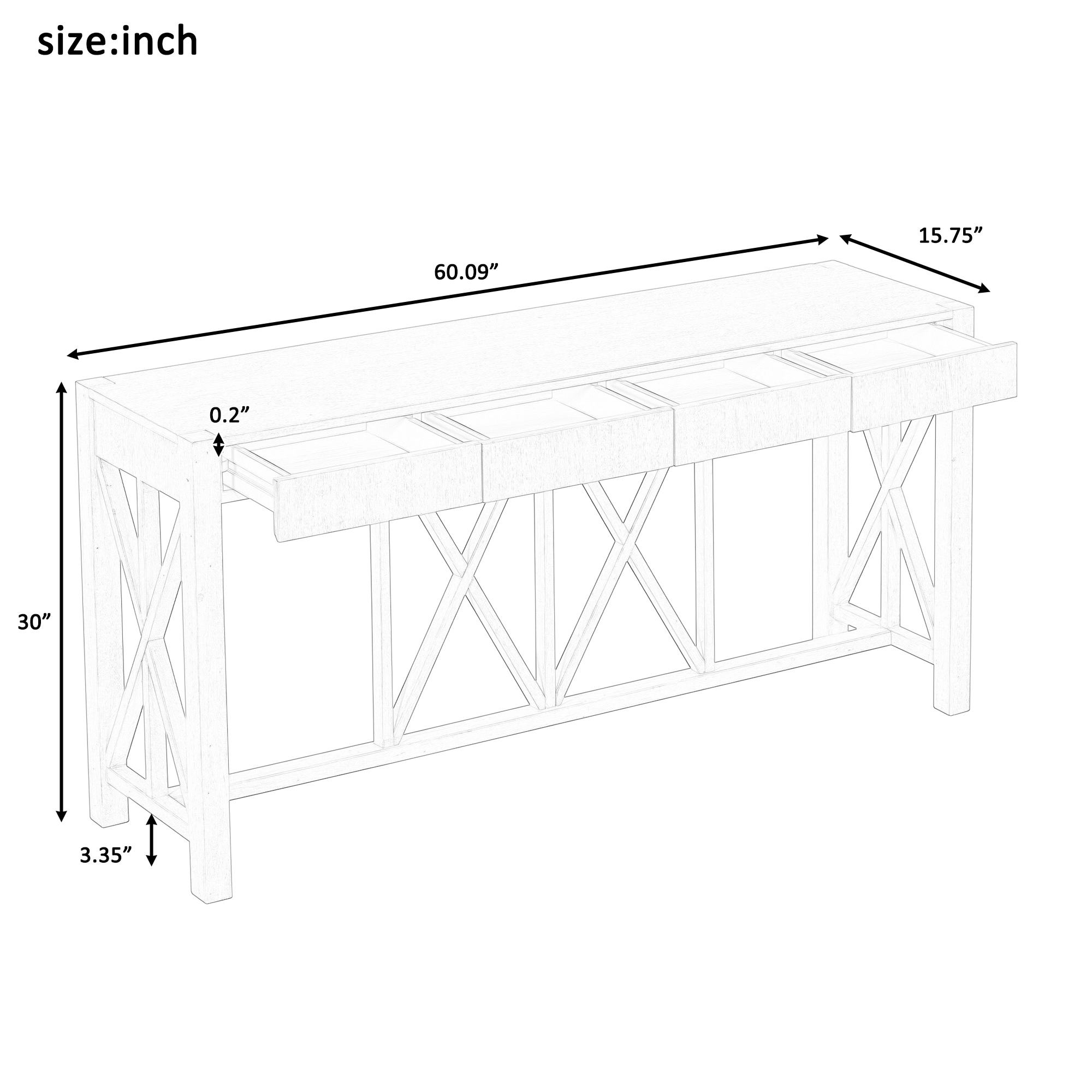 Oaks Decor OA107P6835 Console-Sofa-Tables - View #13