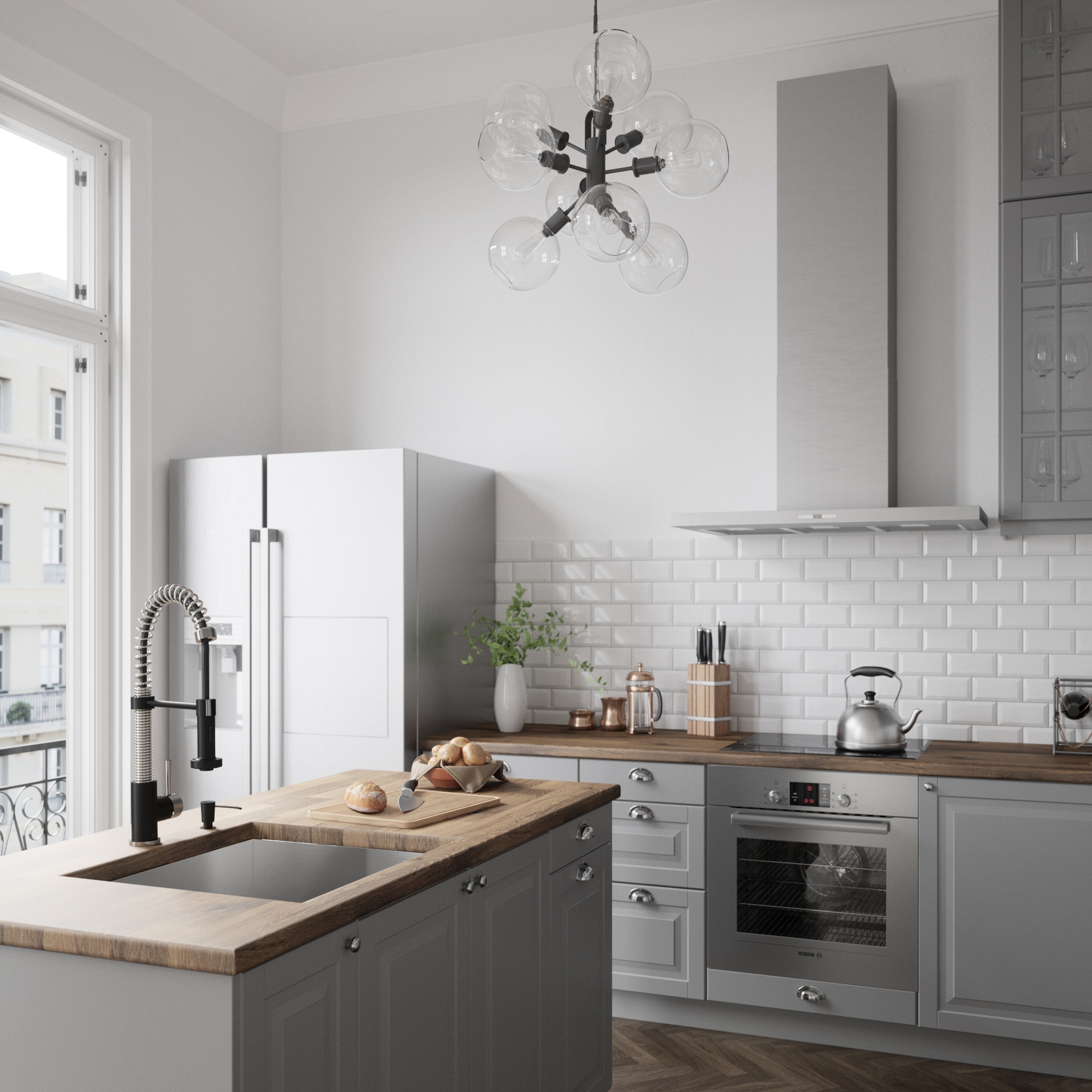 VIGO VG02001STMBK2 Kitchen-Faucets - View #5