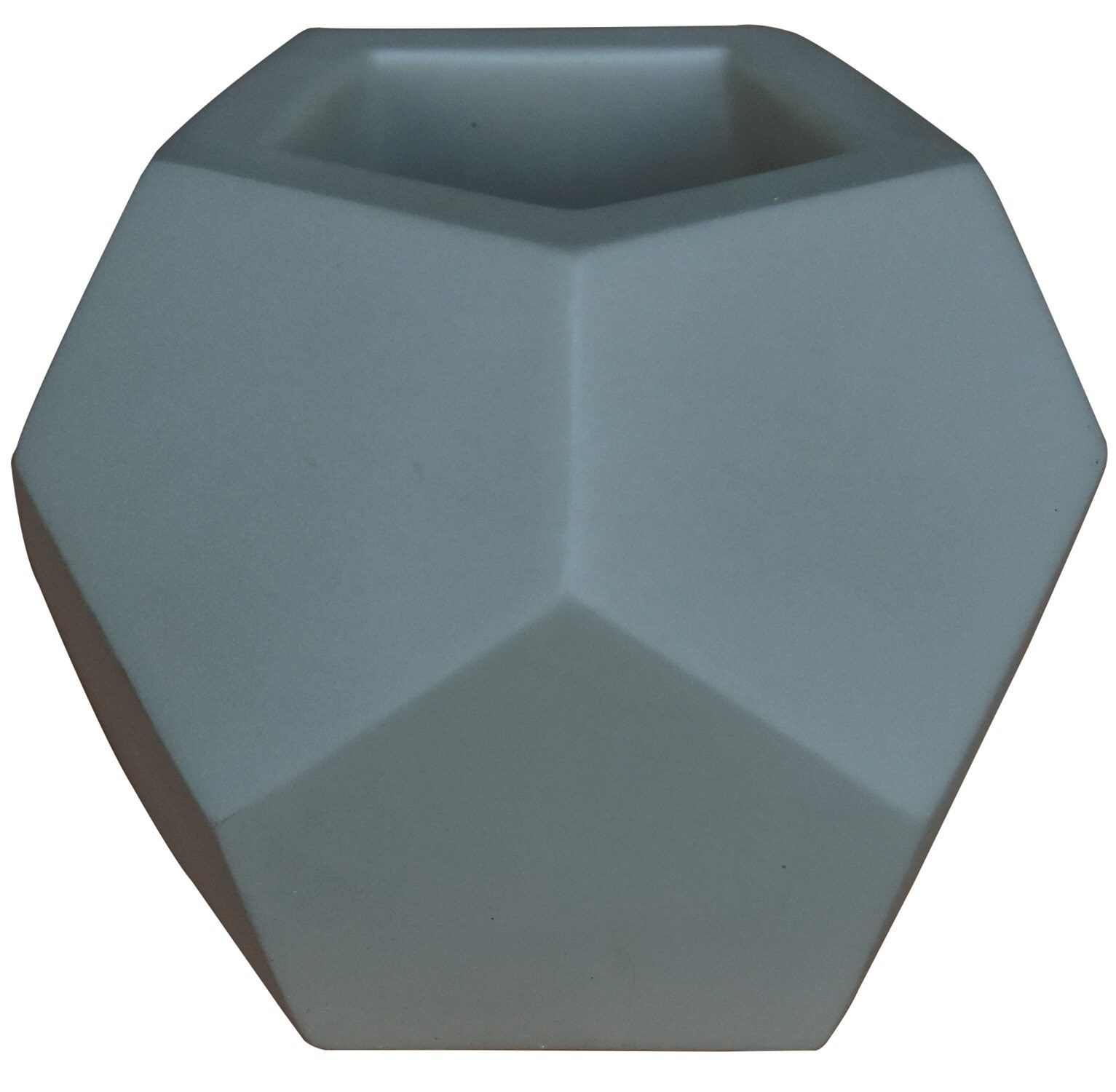 Modeno EN-MF0114 3.5-in W x 2.9-in H x 3.5-in D Gray Cement Indoor/Outdoor Planter