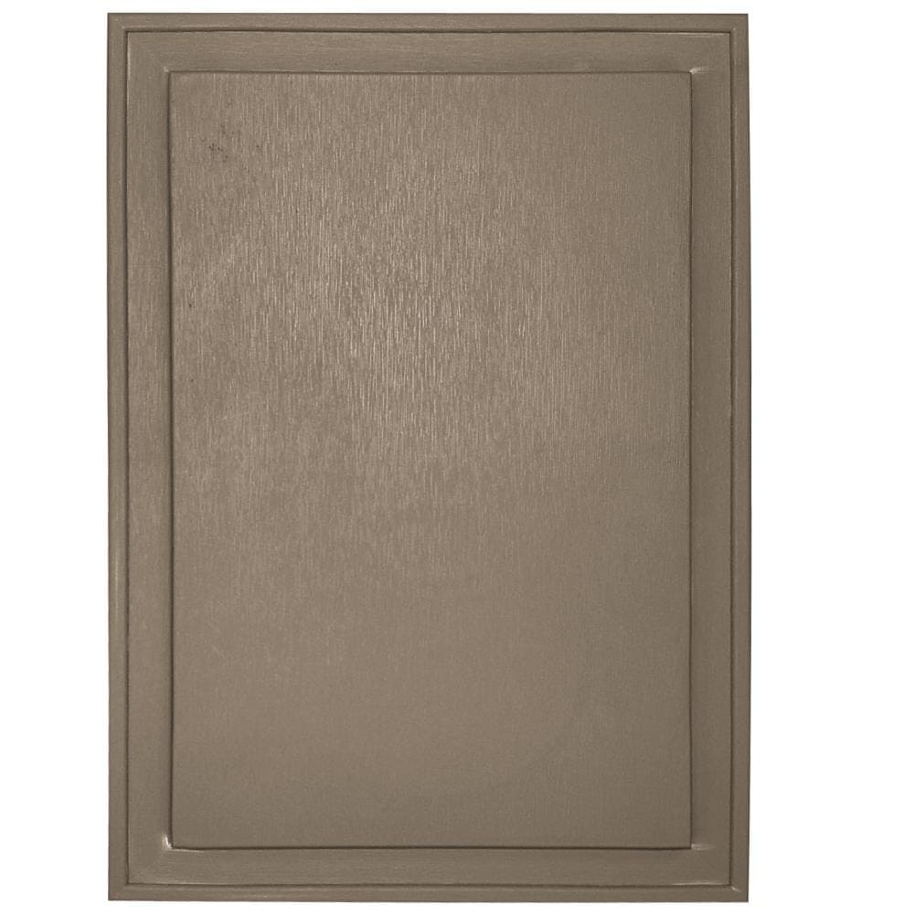 Builders Edge 130120009095 10-in x 14-in Clay Vinyl Universal Mounting Block