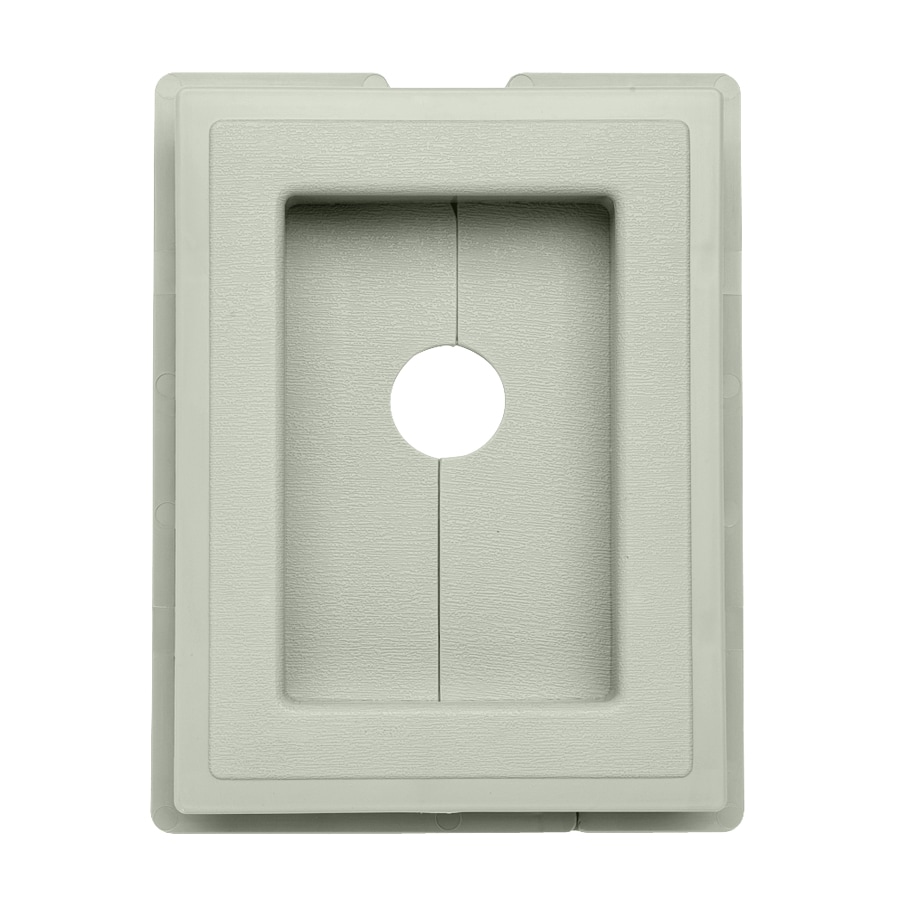 Ply Gem 104170 7.5-in x 1-in Olive Vinyl Universal Mounting Block