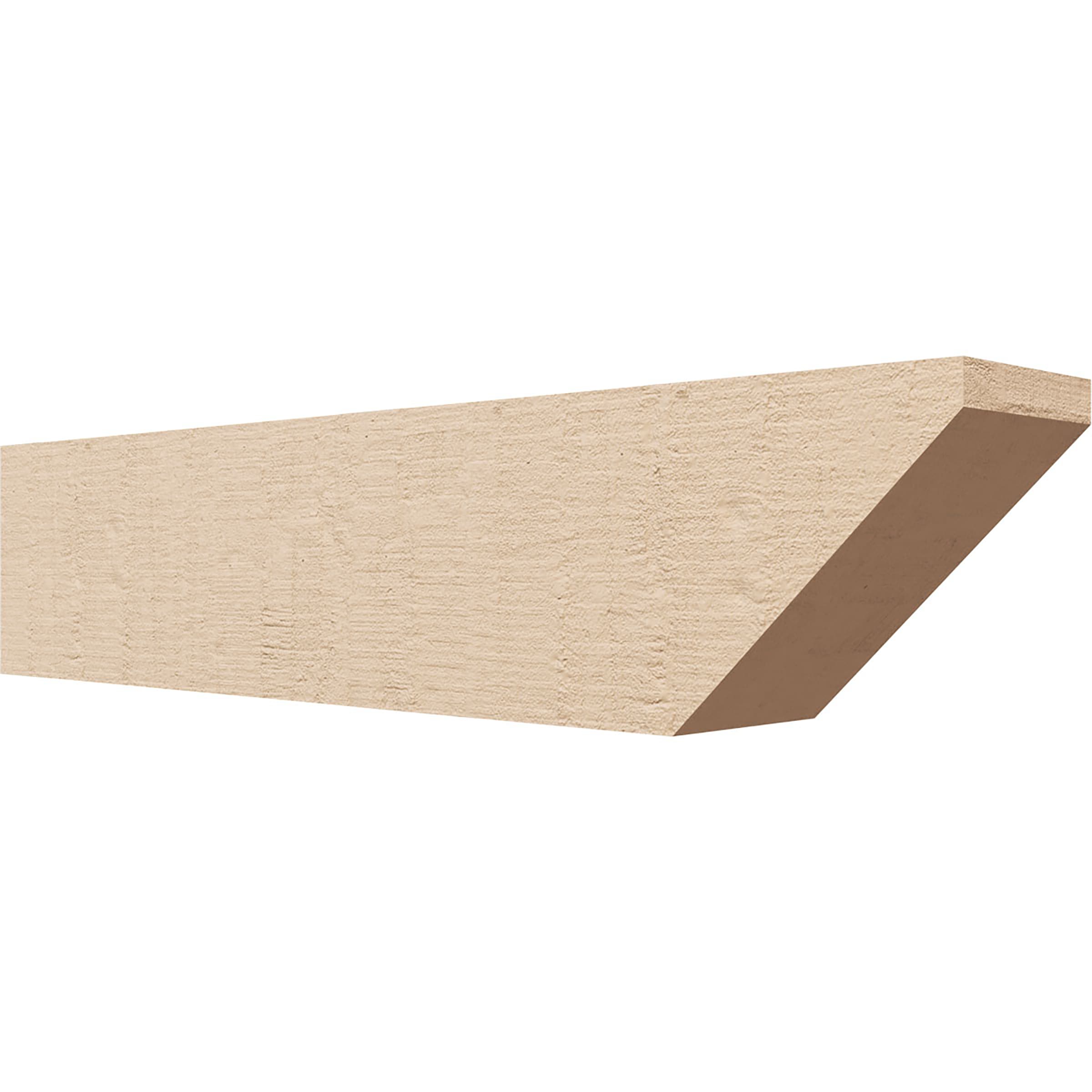 Ekena Millwork RFTU06X08X36CONRCPR Concord Woodgrain 6-in X 8-in X 36-in Brown Urethane Standard bracket