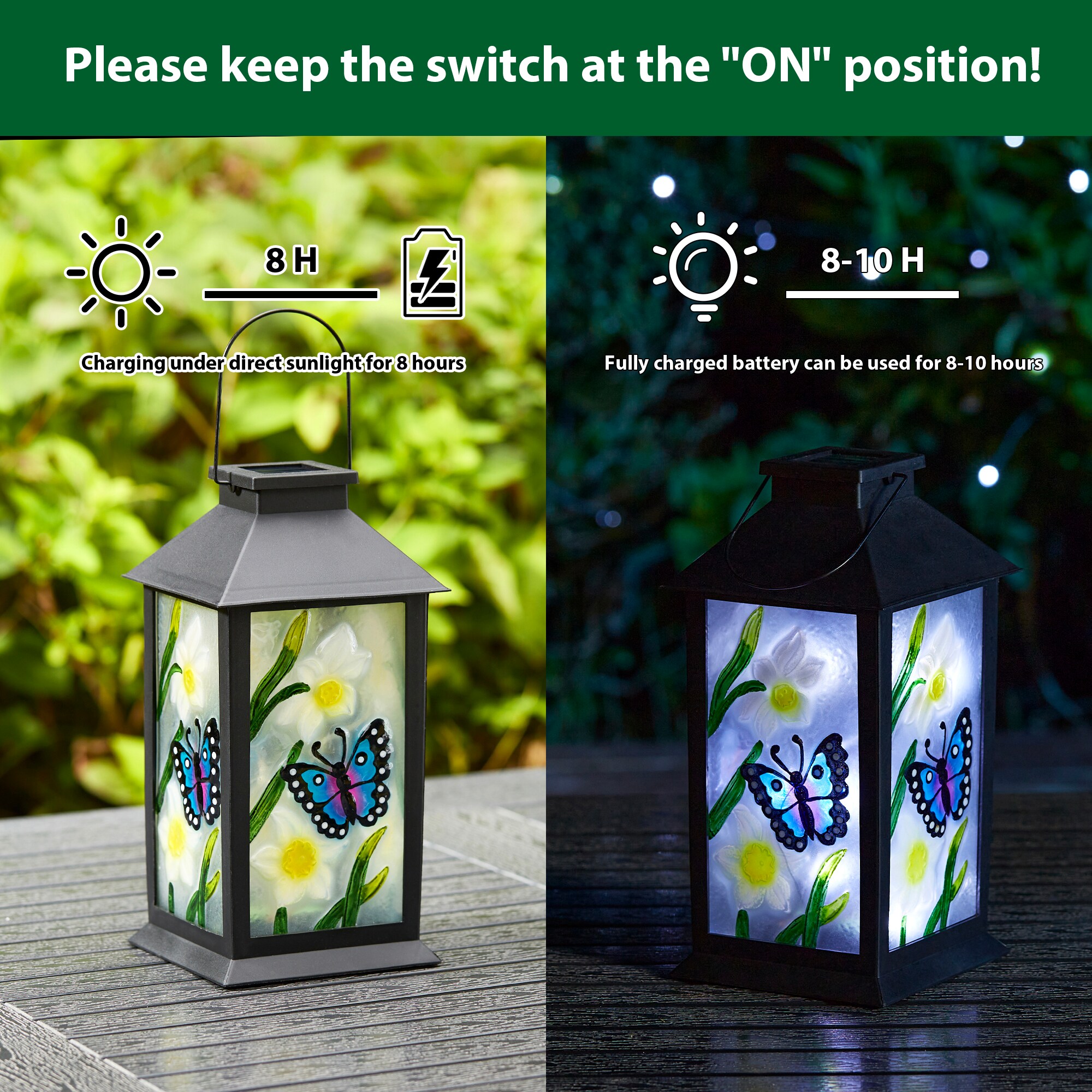 Glitzhome 2023300056 Outdoor-Decorative-Lanterns - View #9