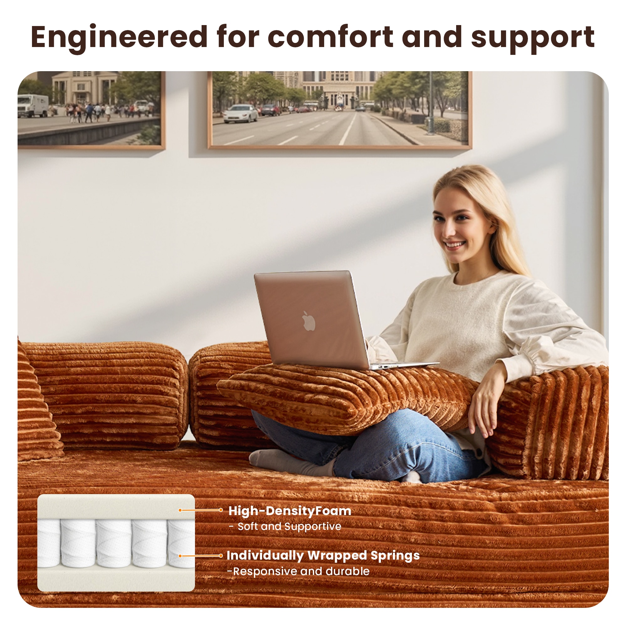 Pouuin SNNA500 Sofas-Loveseats - View #4