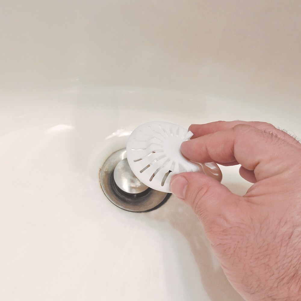 Danco - White Bathtub Hair Catcher with Microban :: Weeks Home Hardware