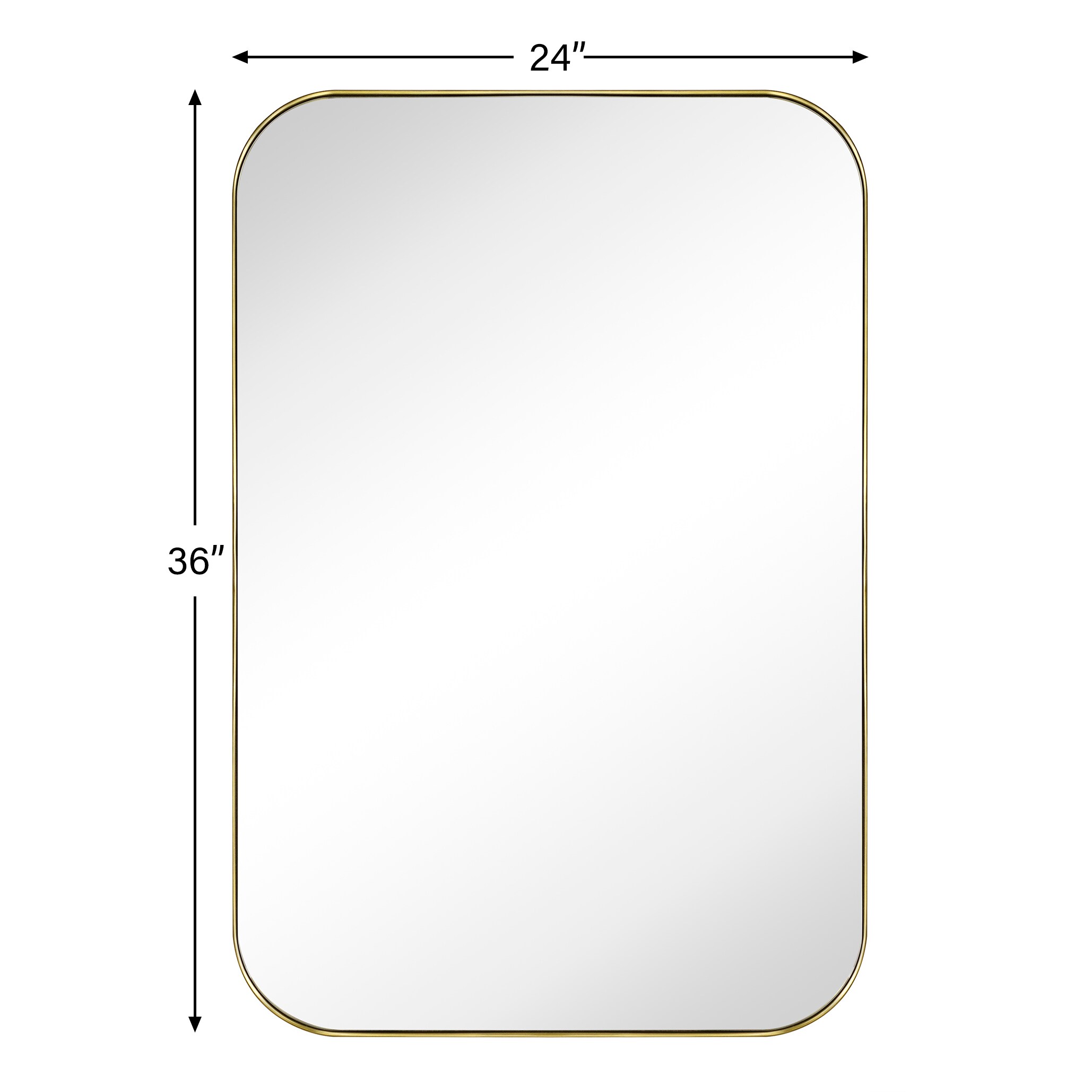TEHOME GC-0Y014 Framed-Bath-Mirrors - View #7