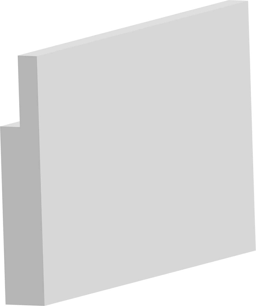 ECHON 2213 Craftsman 5/8-in x 2-1/2-in x 8-ft Finished PVC Chair Rail Moulding