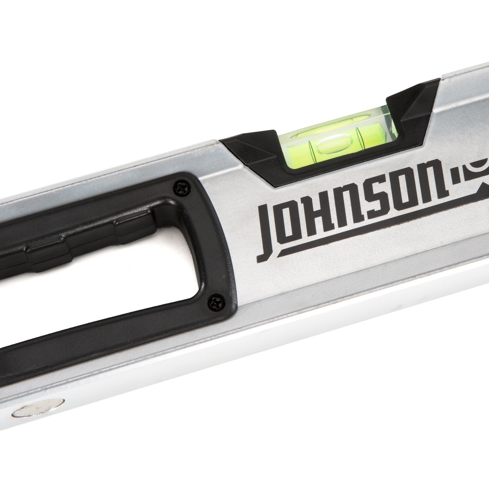 Johnson Level Aluminum 24-in 3 Vial Magnetic Box Beam Level at