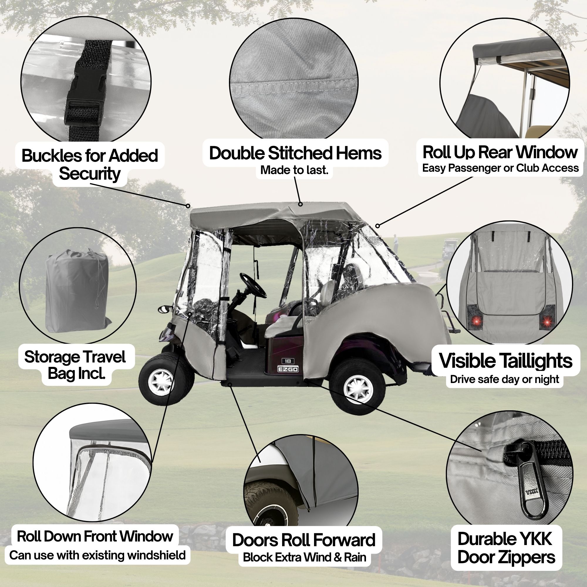 Formosa Covers GOLF 3 SIDE ENCL Golf-Gear - View #4