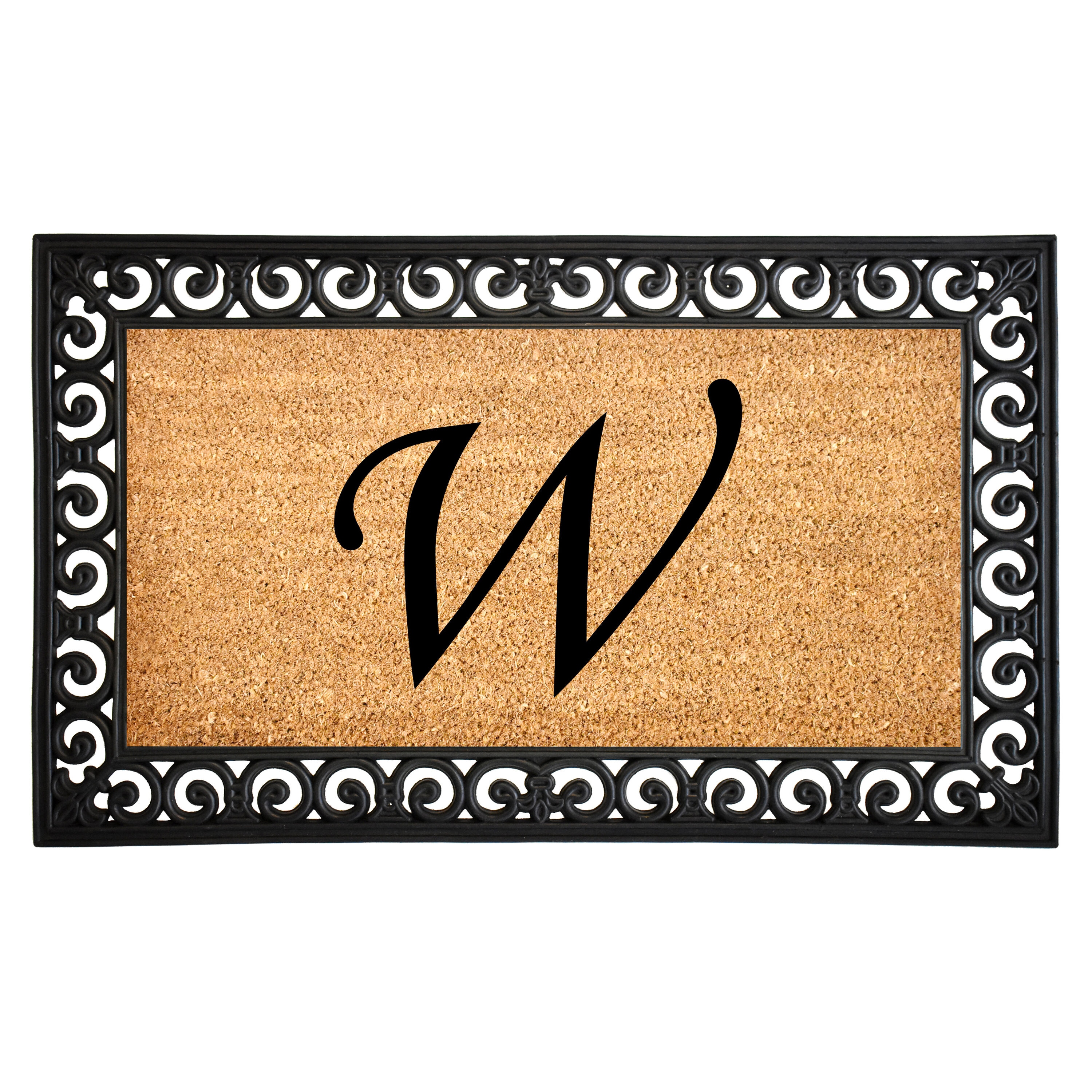 Callowaymills 104132436W 2-ft x 3-ft Multi Coir/Rubber Rectangular Indoor or outdoor Decorative Door mat