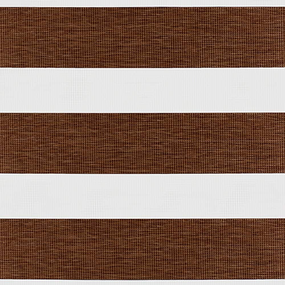 LEVOLOR 2054710 Elements Coffee Light filtering Polyester Banded Roller shade swatch